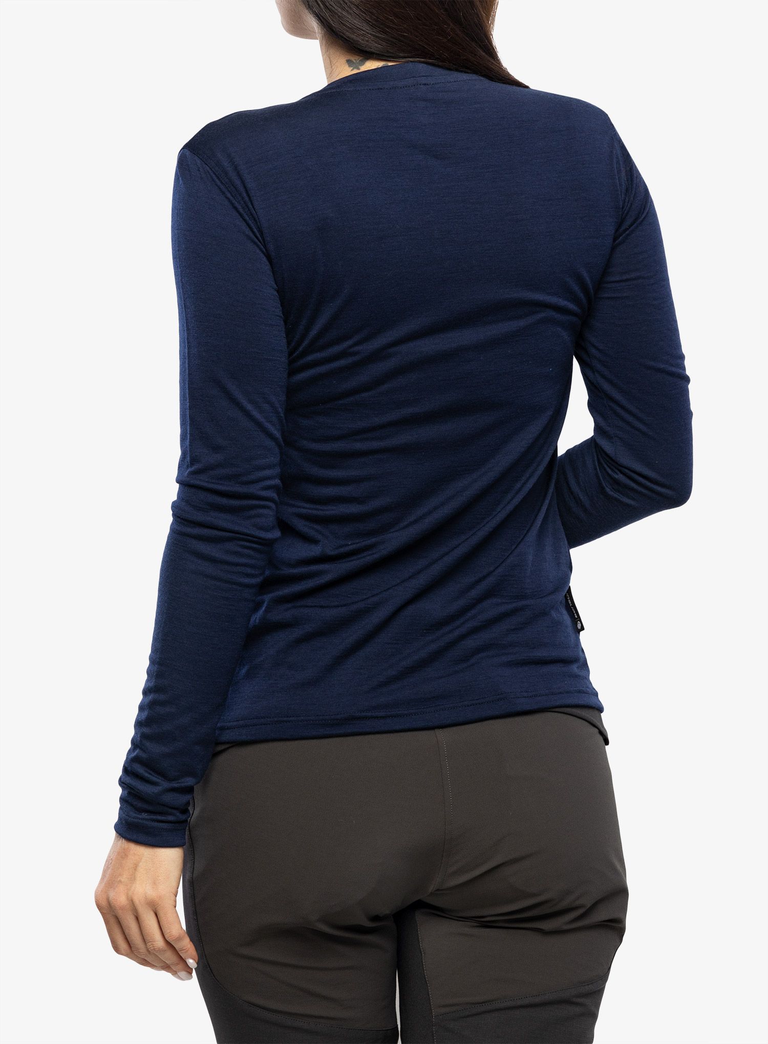 Mikina Sensor Merino Active PT Tee LS Fox - deep blue