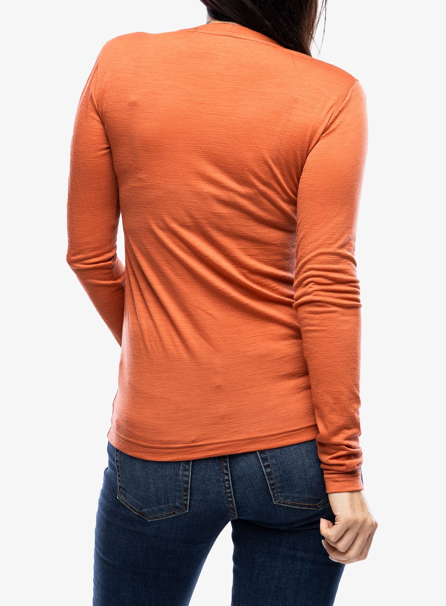 Funkčné tričko dámske Sensor Merino Active Triglav Tee LS - terracotta