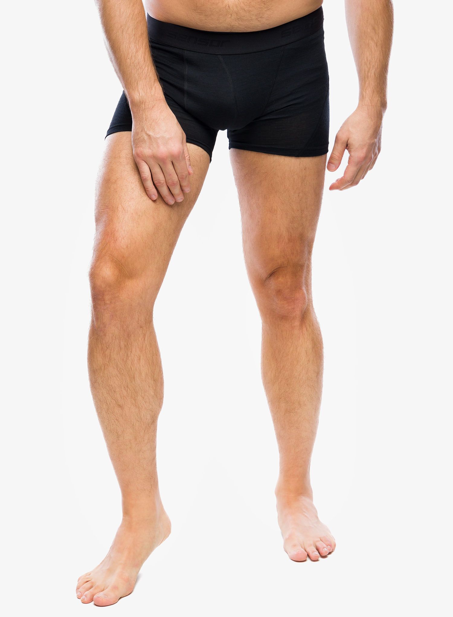 Boxerky Sensor Merino Air 3-Pack Boxers - black/blue/olive