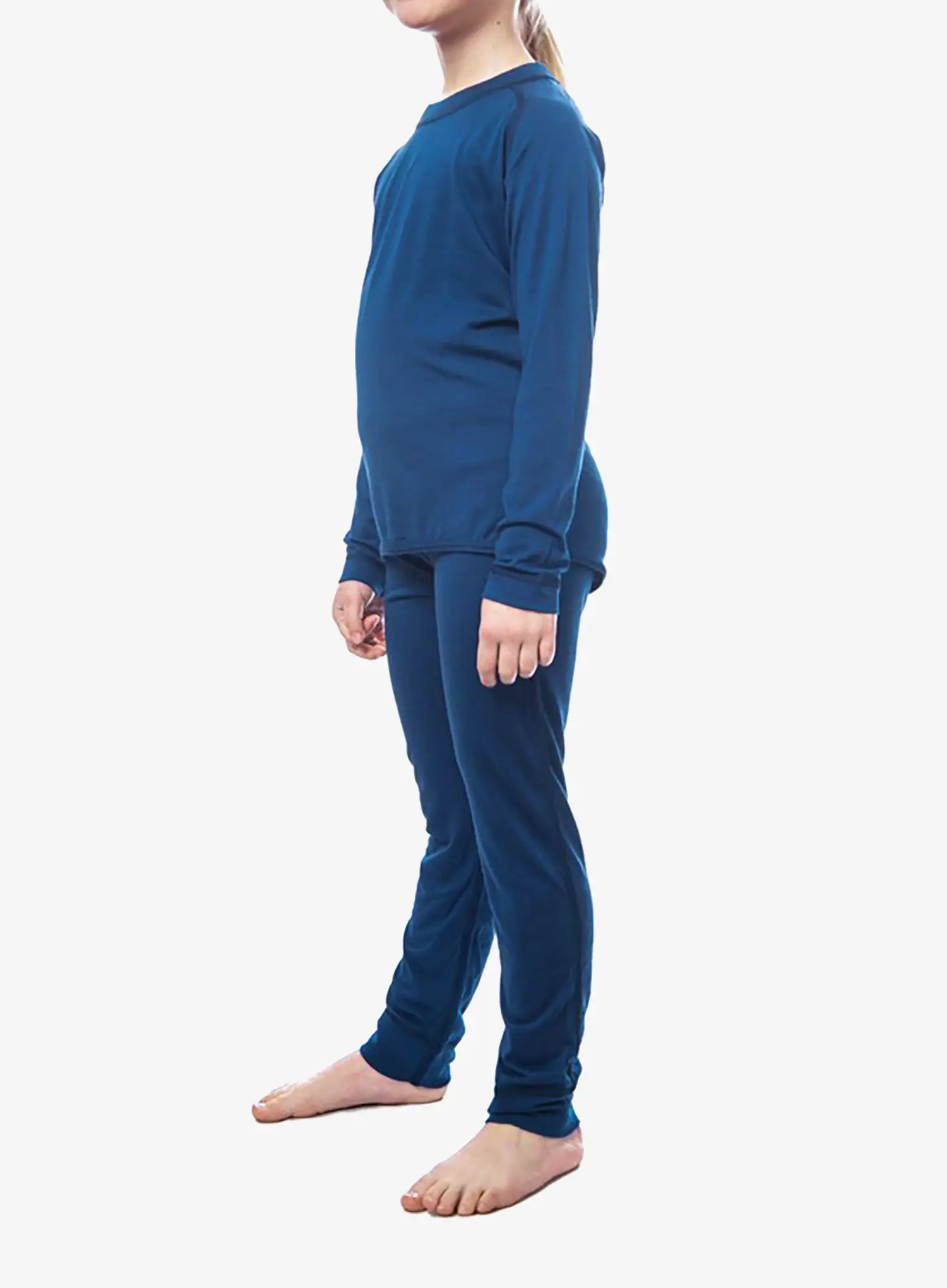 Termo pradlo detske Sensor Merino Air Set Tee LS + Underpants - dark blue