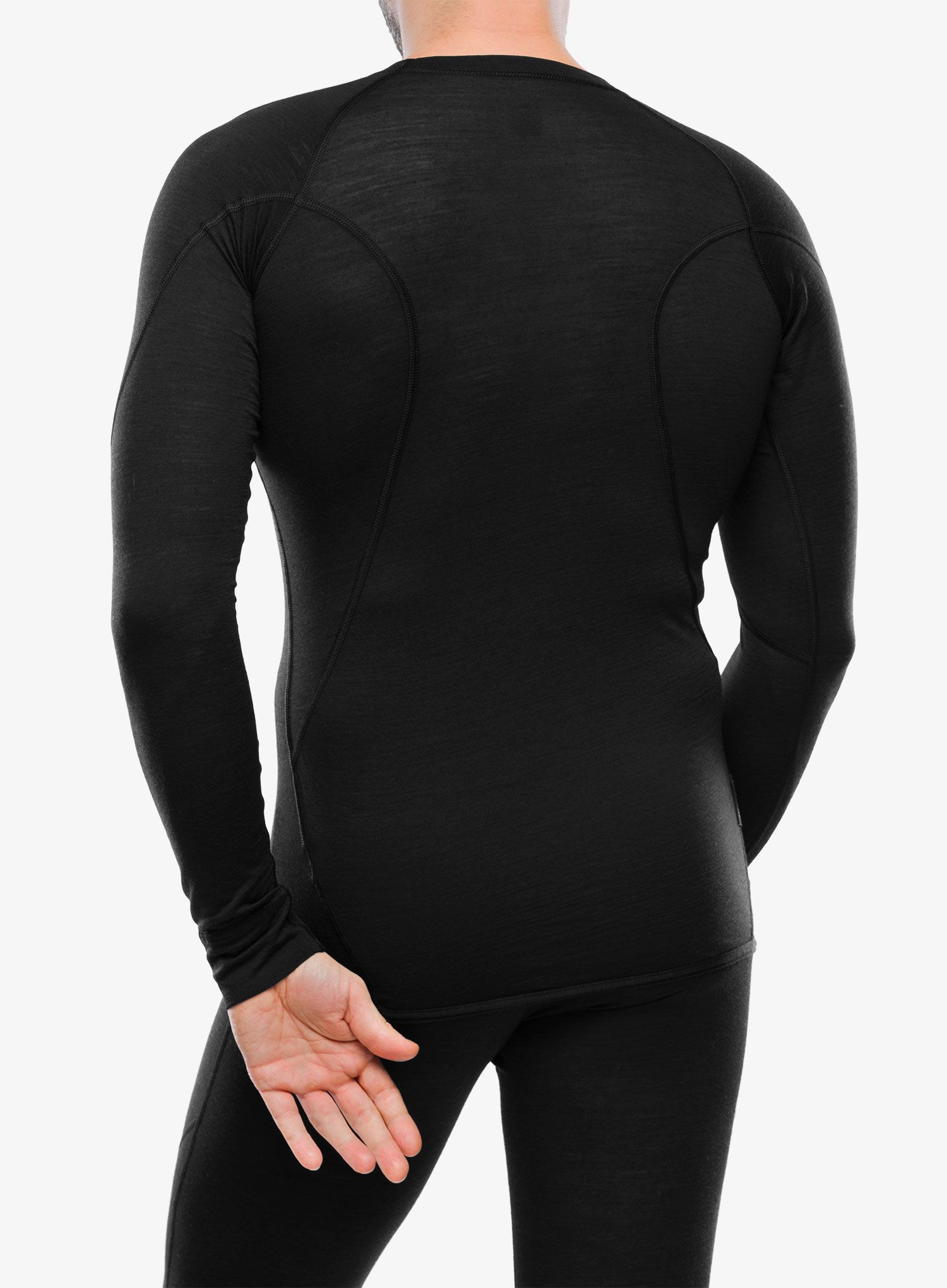Funkčné tričko Sensor Merino Air Tee LS - black