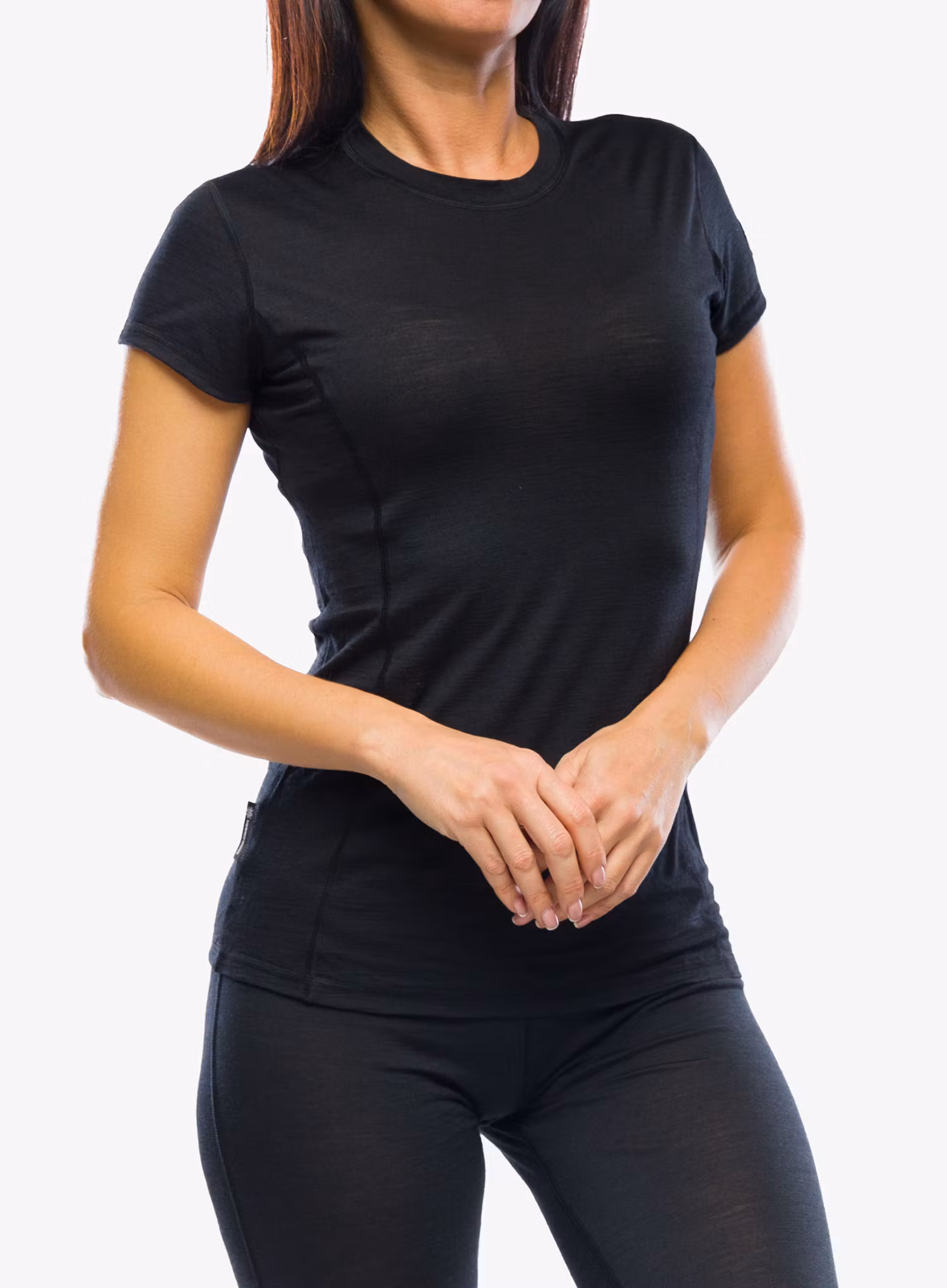 Merino tričko dámske Sensor Merino Air Tee SS - black