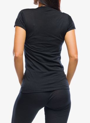 Merino tričko dámske Sensor Merino Air Tee SS - black