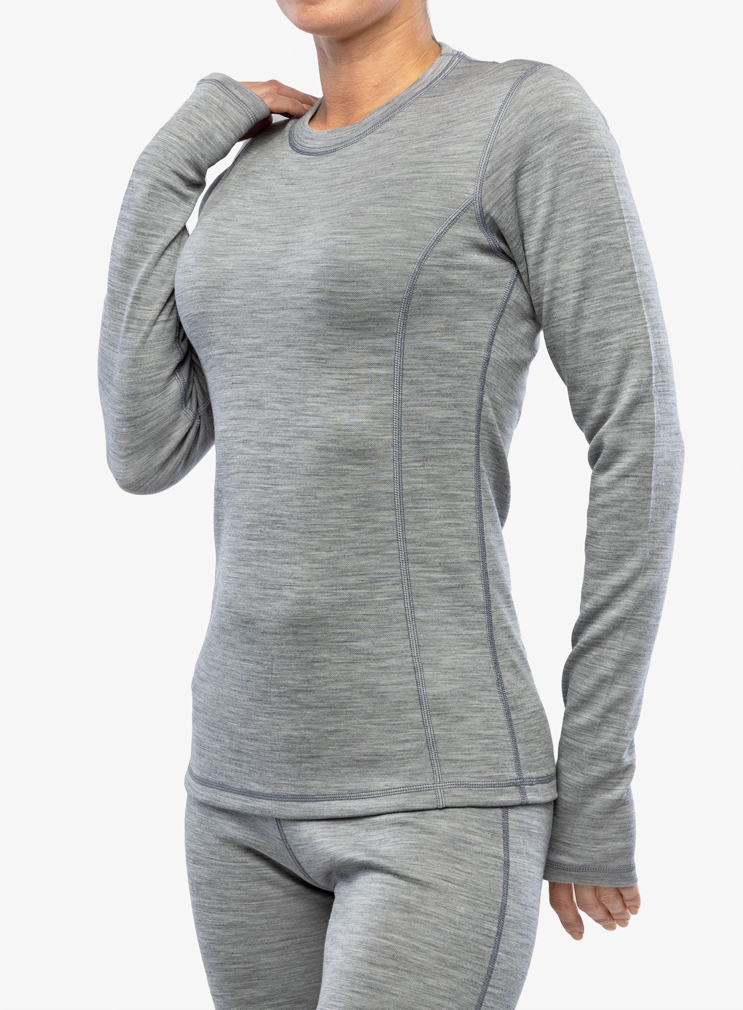 Funkčné tričko dámske Sensor Merino Bold Tee L/S - cool grey