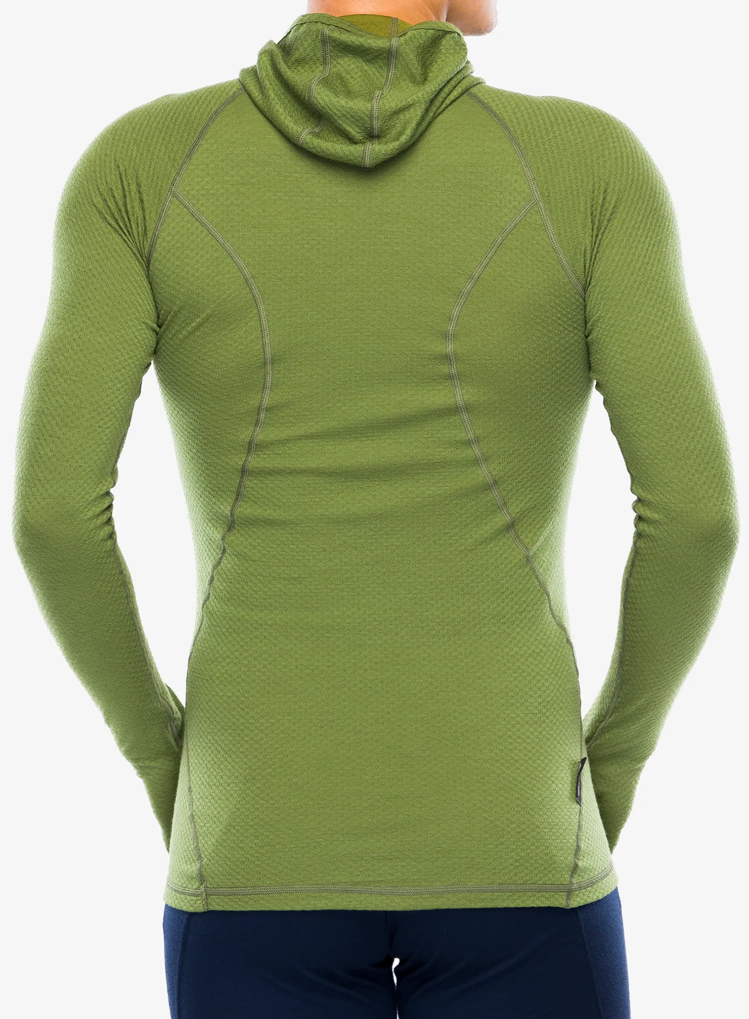Funkčné tričko Sensor Merino DF Tee L/S Hooded - safari