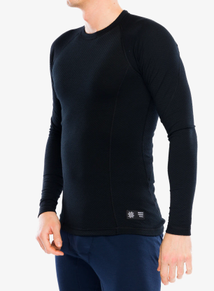 Funkčné tričko Sensor Merino DF Tee L/S - black
