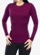 Funkčné tričko Sensor Merino DF Tee L/S - lilla
