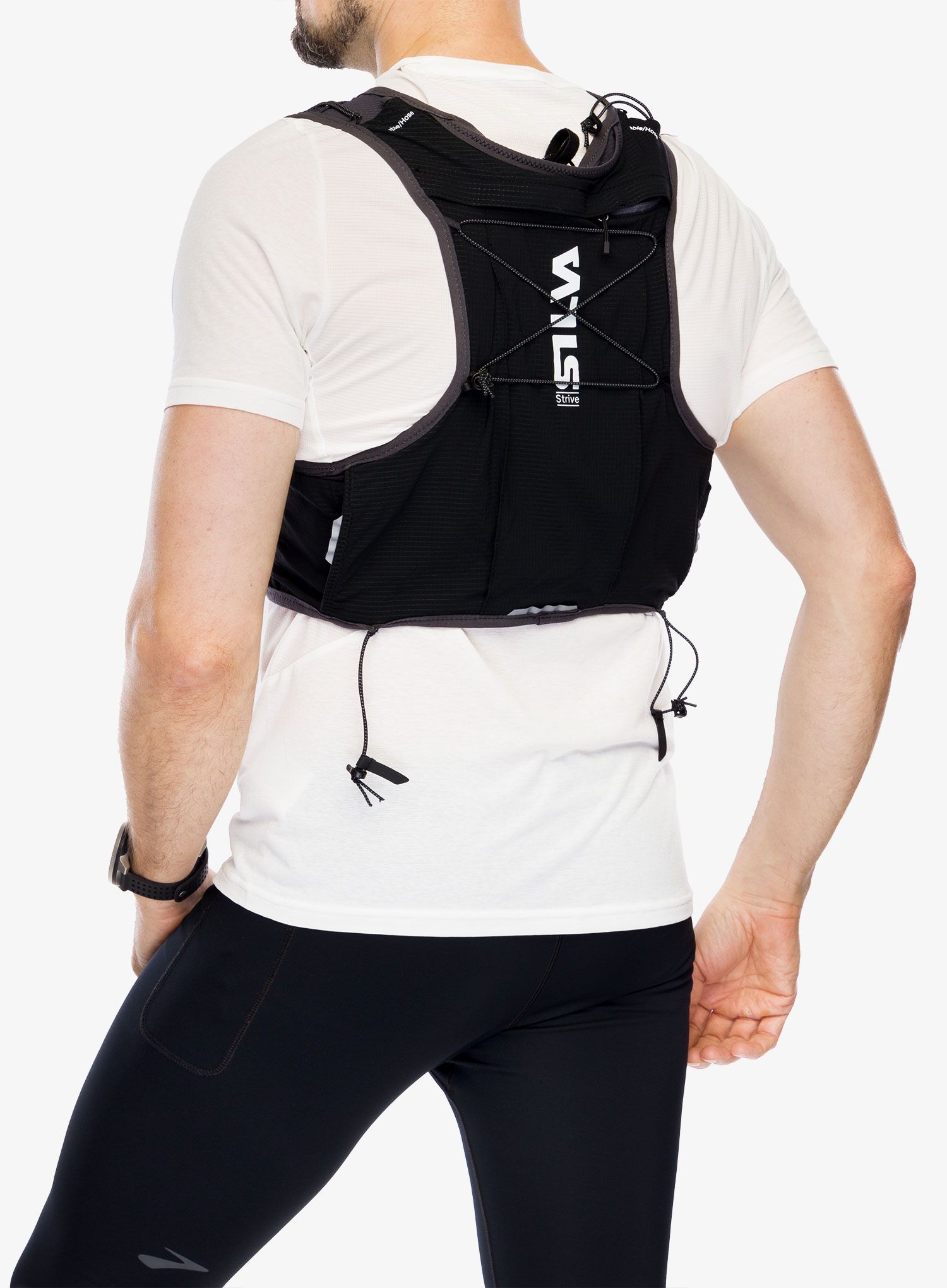 Bežecká vesta Silva Strive 10 Vest - black