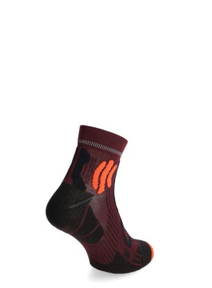 Ponožky na behanie X-Socks Trail Run Energy 4.0 - namib red/trick orange