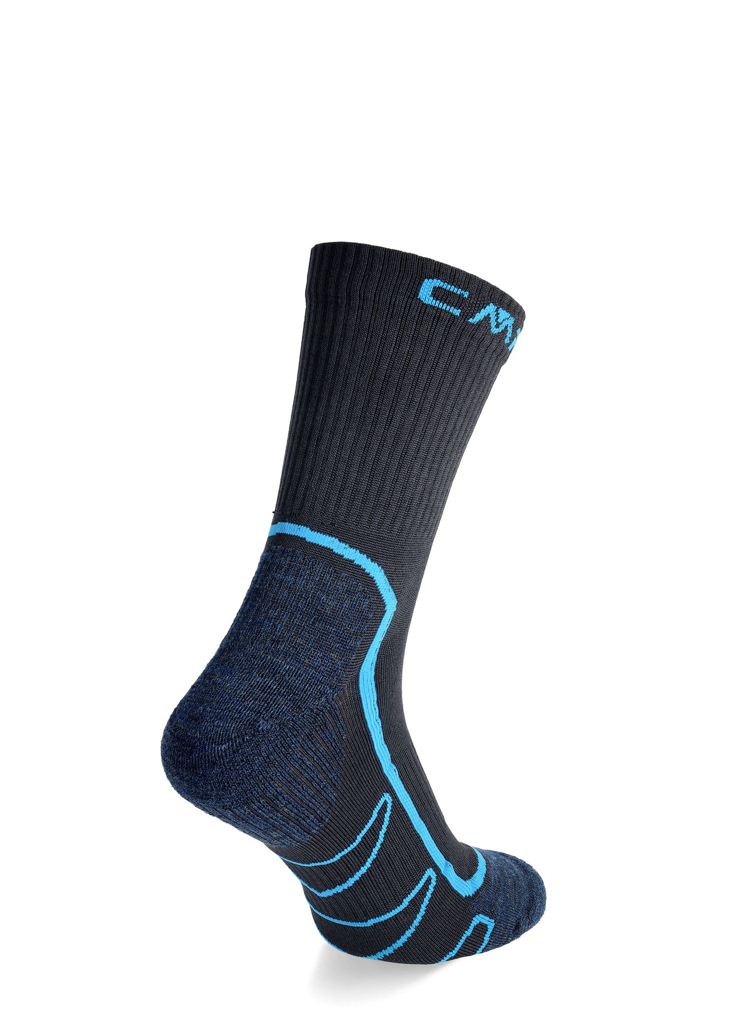 Turistické ponožky CMP Trekking Sock Poly Mid - antracite/deep lake