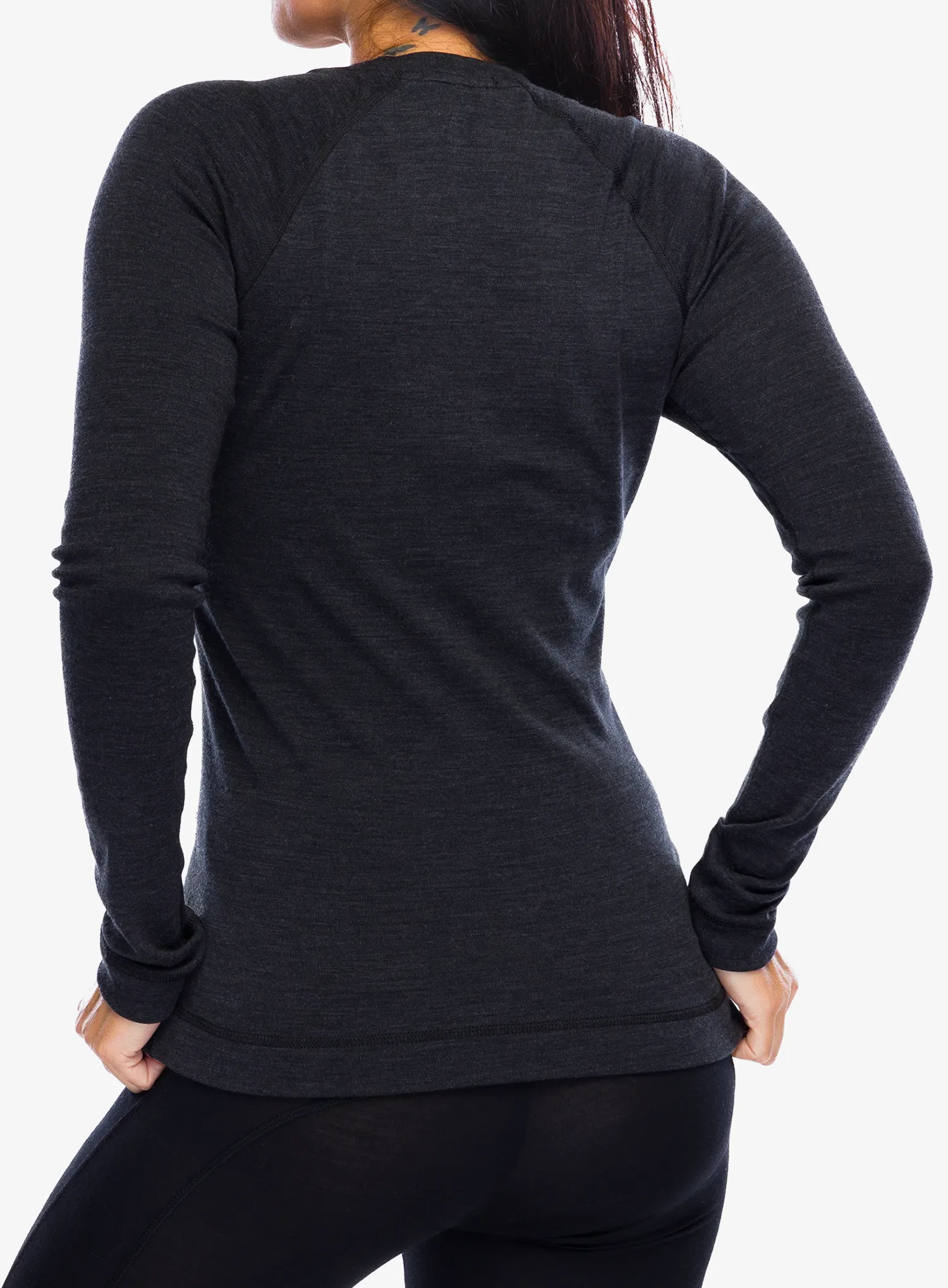 Funkčné tričko dámske SmartWool Merino 250 Baselayer Crew - charcoal heather