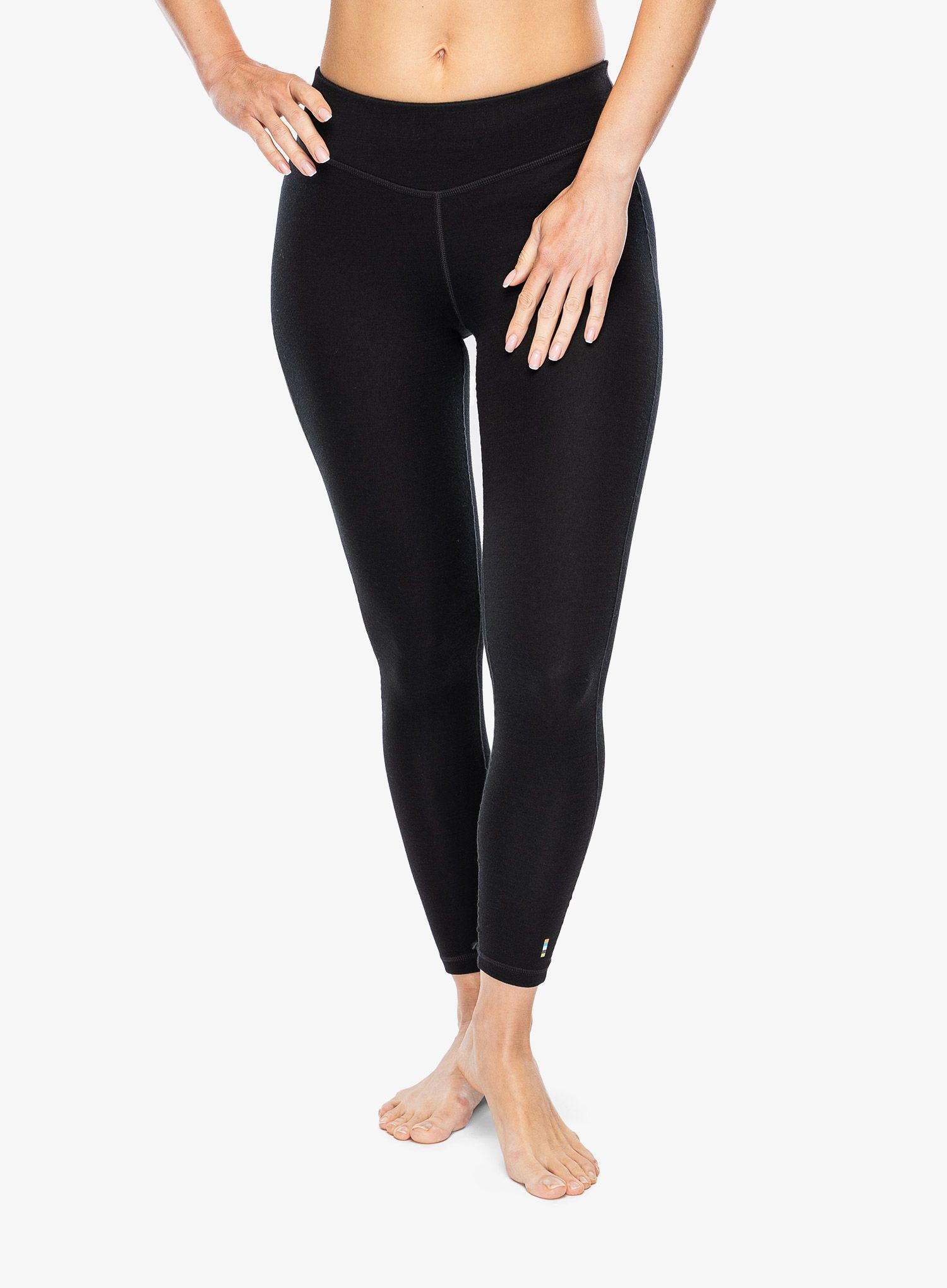 Dámske funkčné legíny Smartwool Classic Merino BL Bottom - black