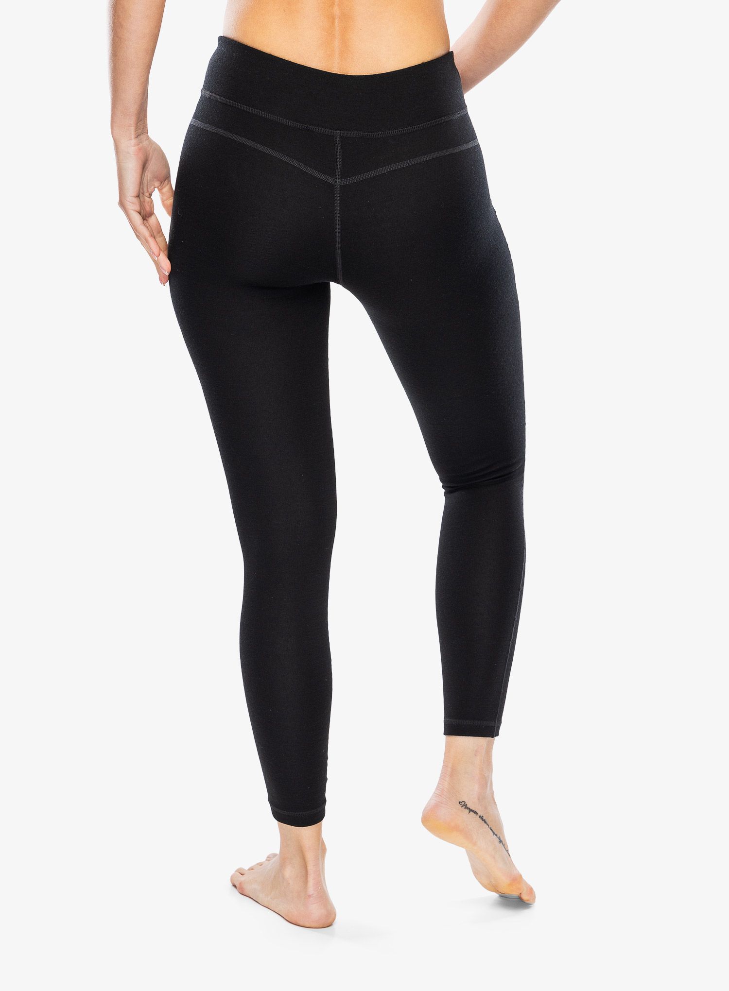 Dámske funkčné legíny Smartwool Classic Merino BL Bottom - black