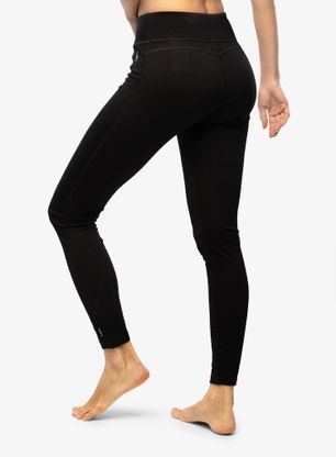 Dámske funkčné legíny Smartwool Classic Merino Base Layer Bottom Boxed - black