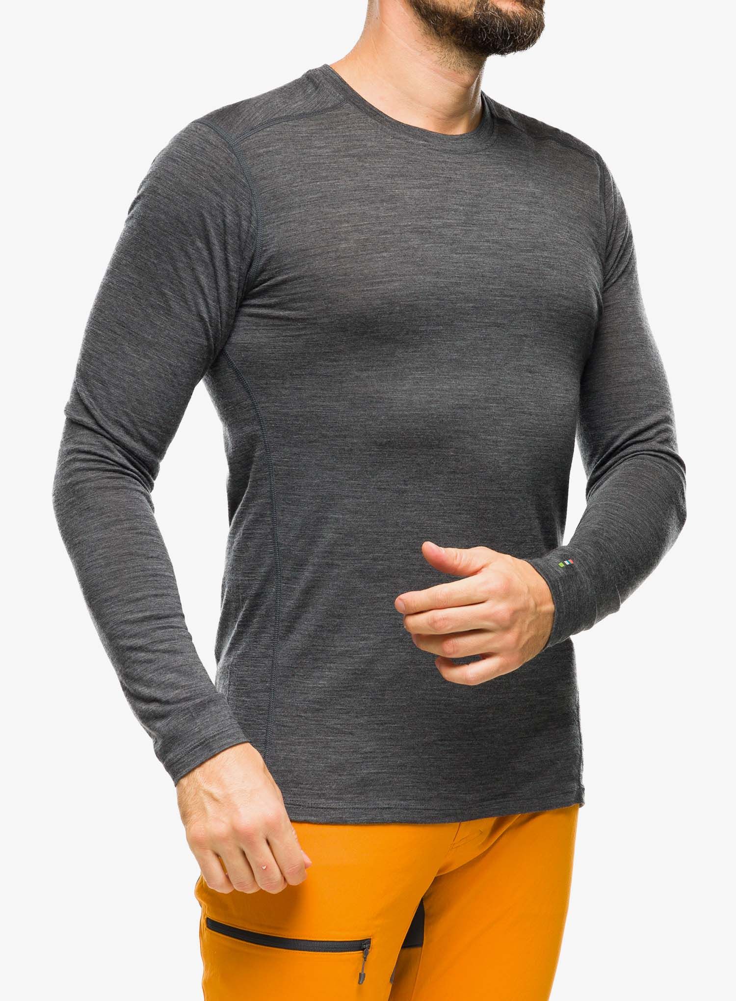 Funkčné tričko Smartwool Classic Merino Base Layer LS Boxed - iron heather