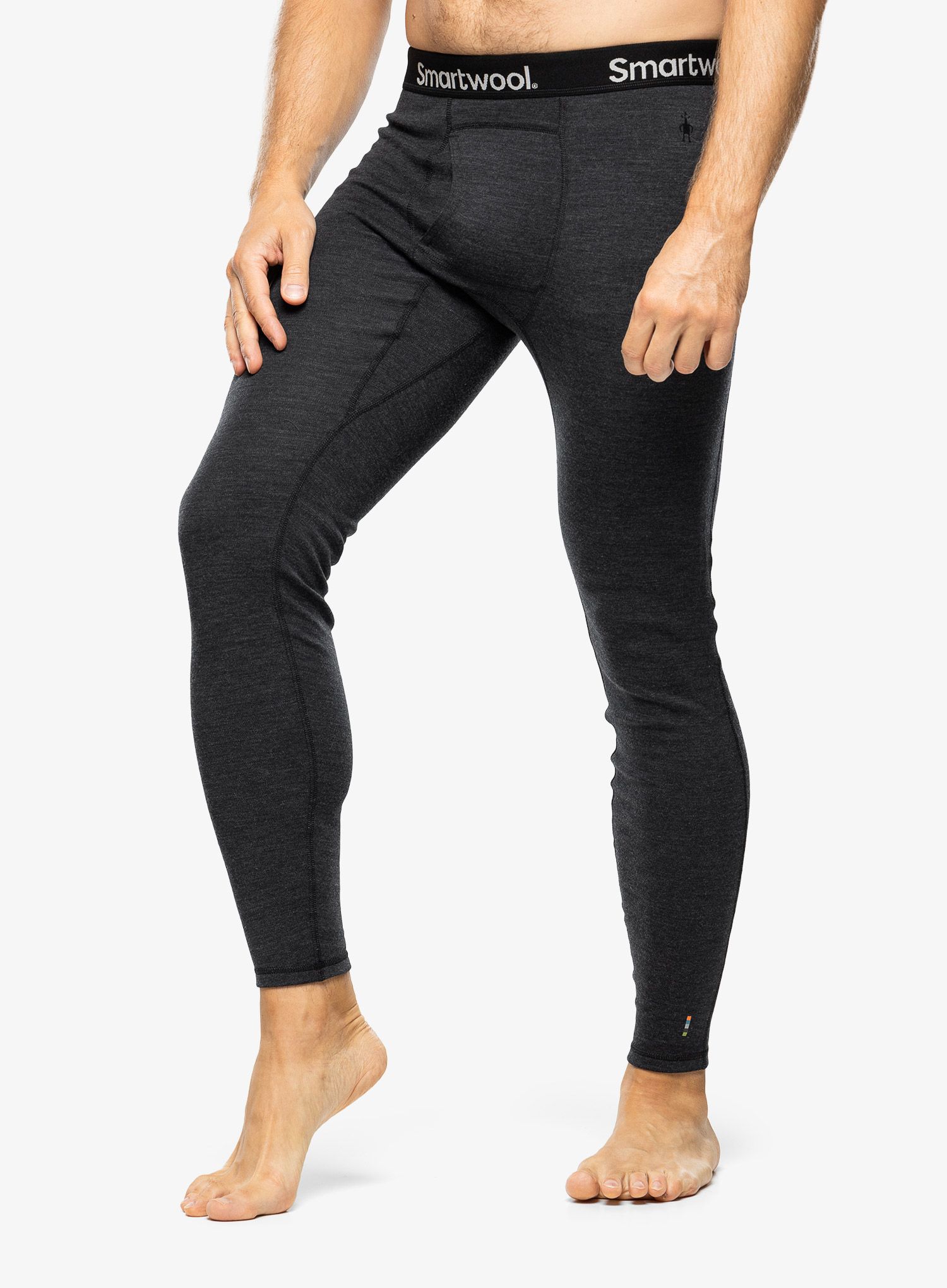 Funkčné legíny Smartwool Classic Thermal Merino Base Layer Bottom - charcoal heather