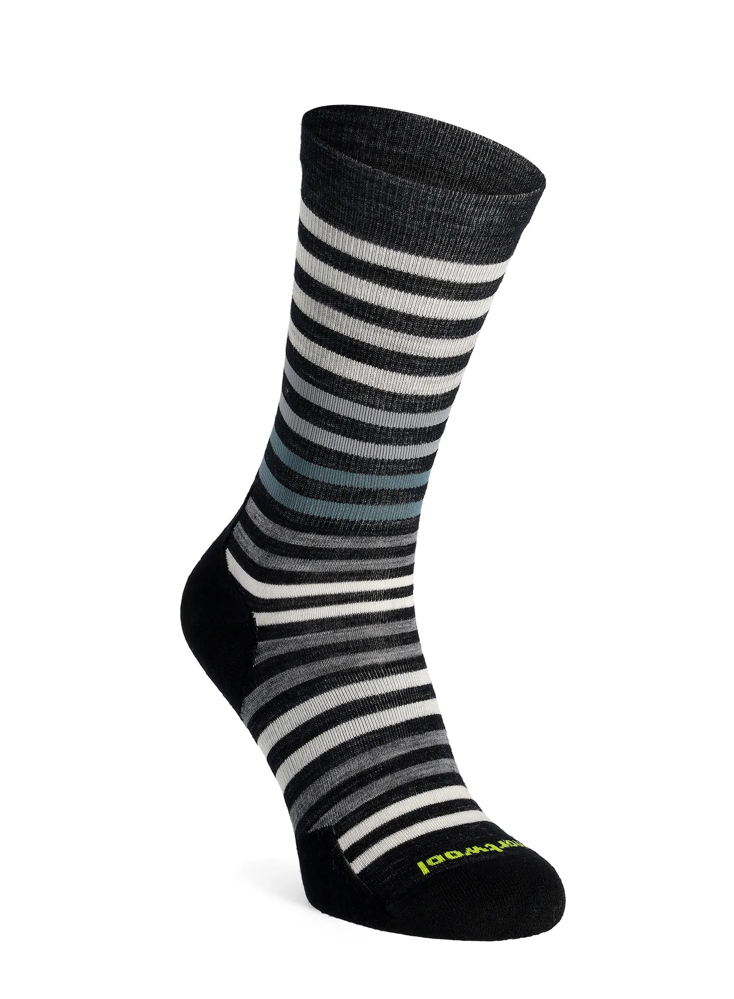 Ponožky Smartwool Everyday Spruce Street Crew Socks - black/white