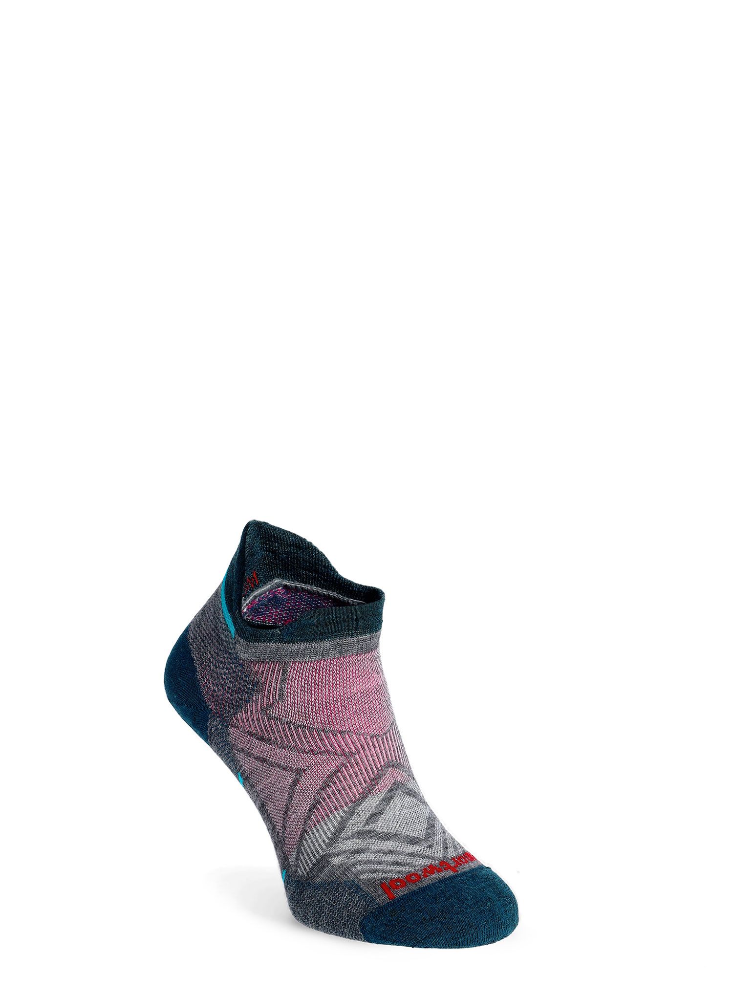 Merino ponožky dámske Smartwool Run Zero Cushion Low Ankle Socks - medium gray