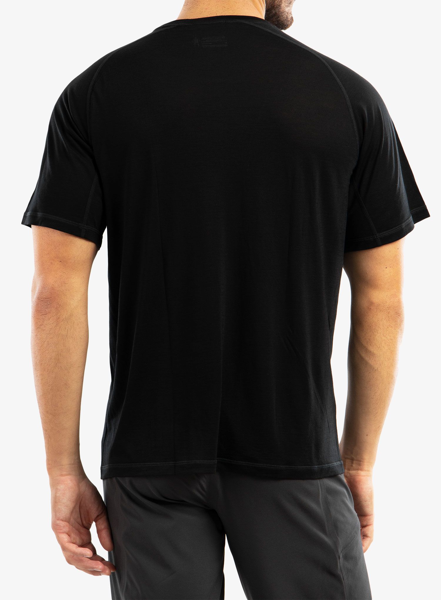 Merino tričko pánske Smartwool Merino Sport Ultralite S/S - black