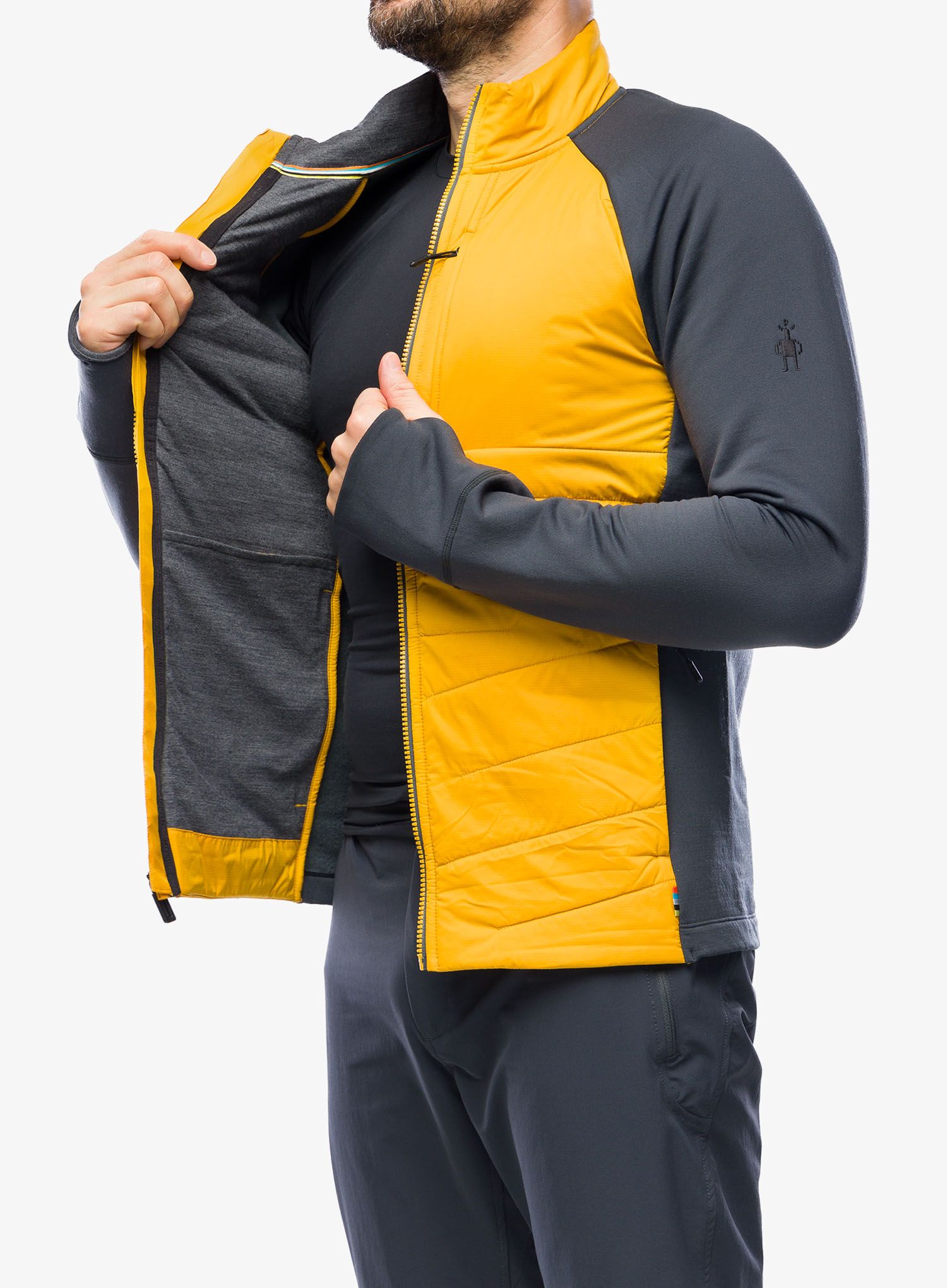 Hybridná bunda Smartwool Smartloft Jacket - honey gold