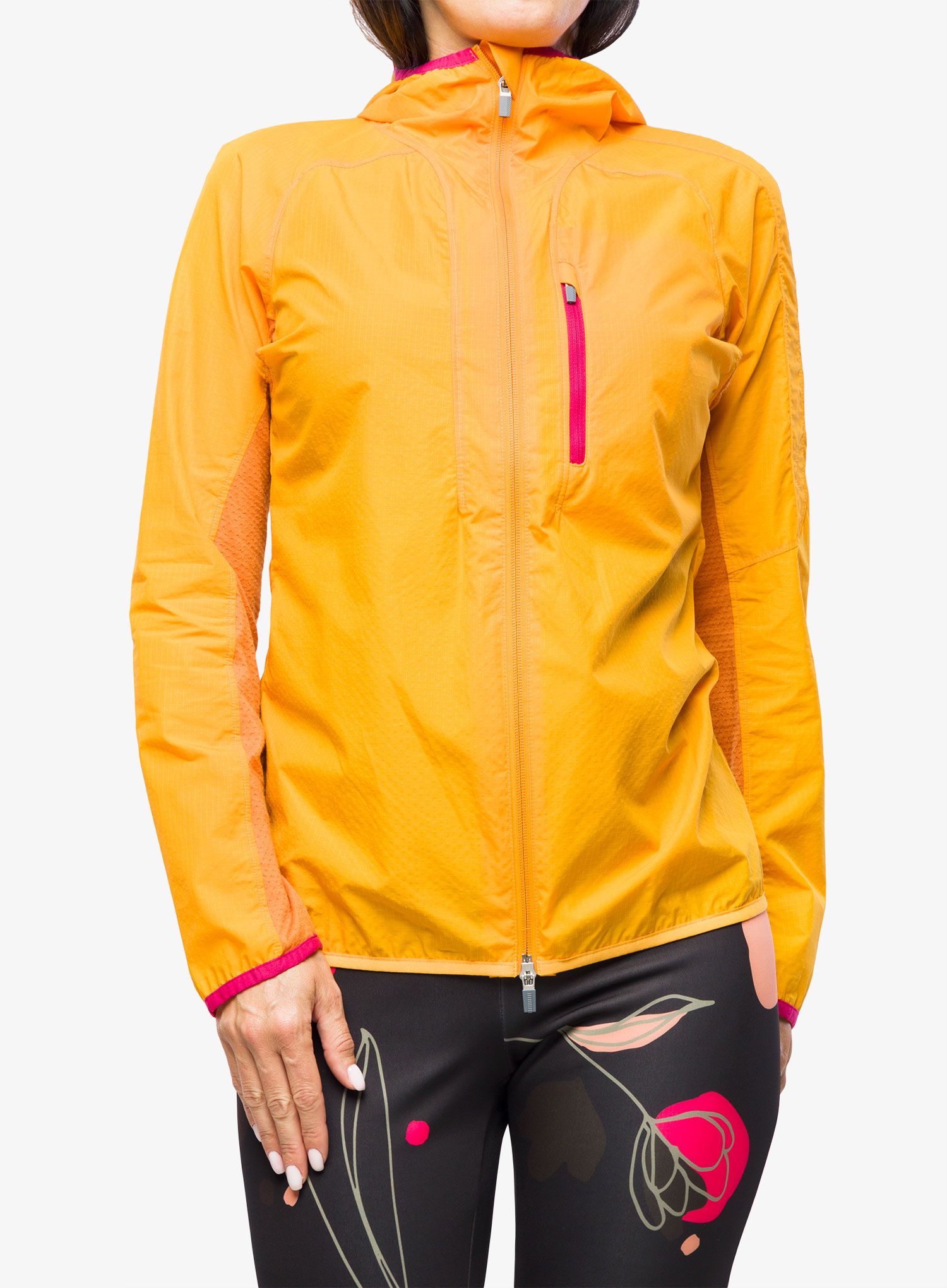 Softshellová bunda dámska Icebreaker Shell+ Cotton Windbreaker - solar/earth