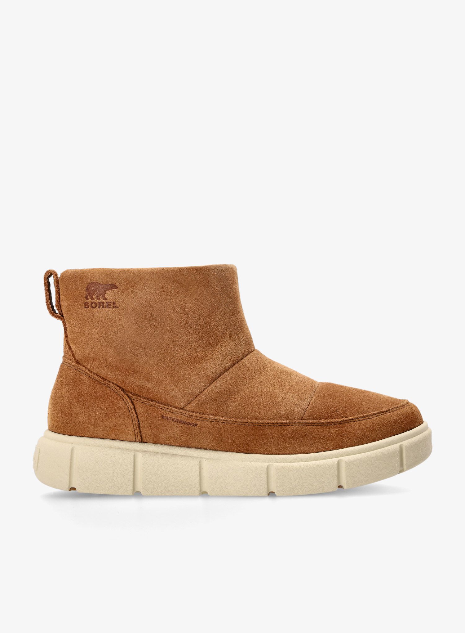 Detské topánky Sorel Explorer III Slip-On WP - velvet tan/bleached ceramic