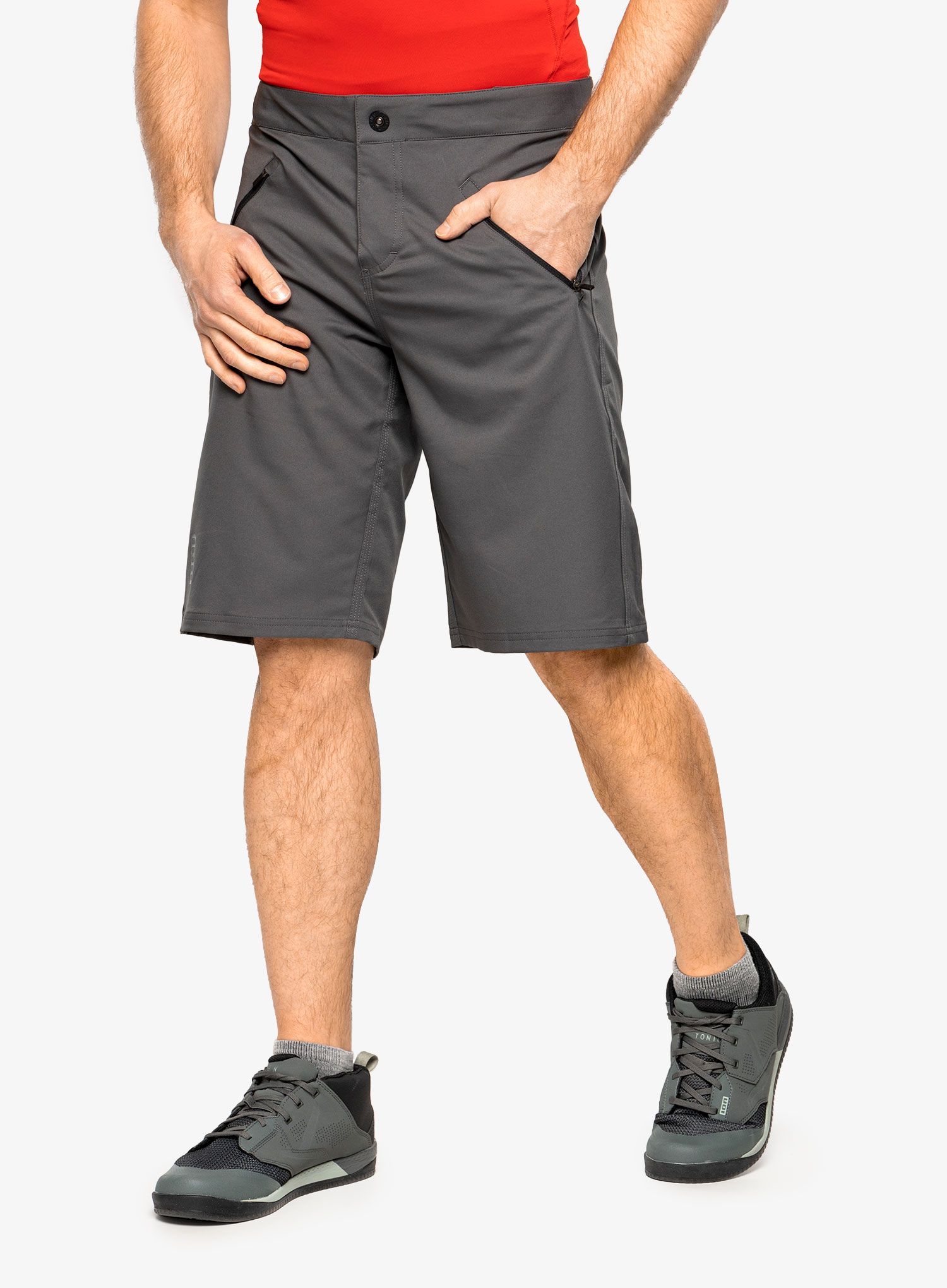 Cyklistické šortky ION Logo - grey