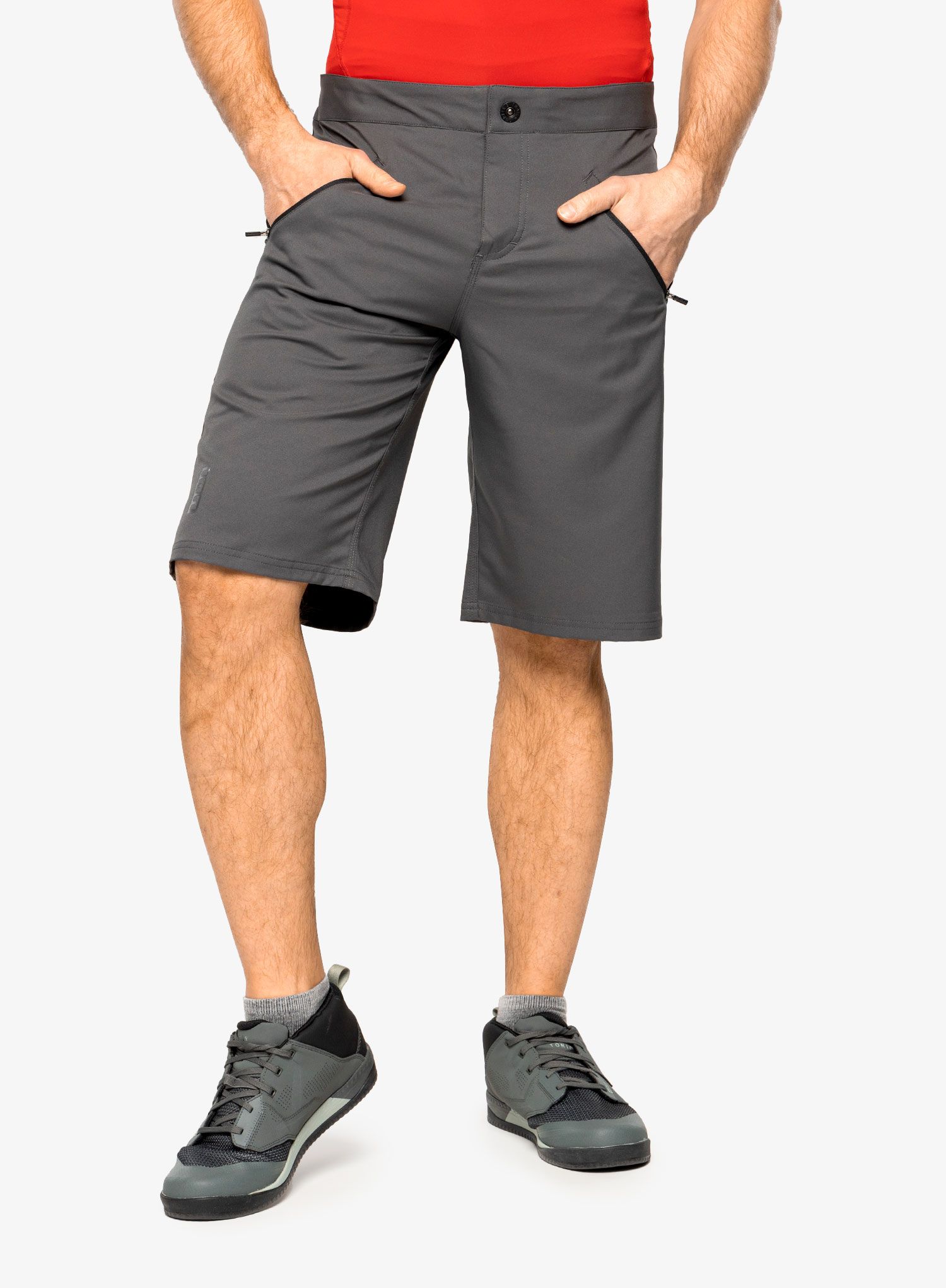 Cyklistické šortky ION Logo - grey