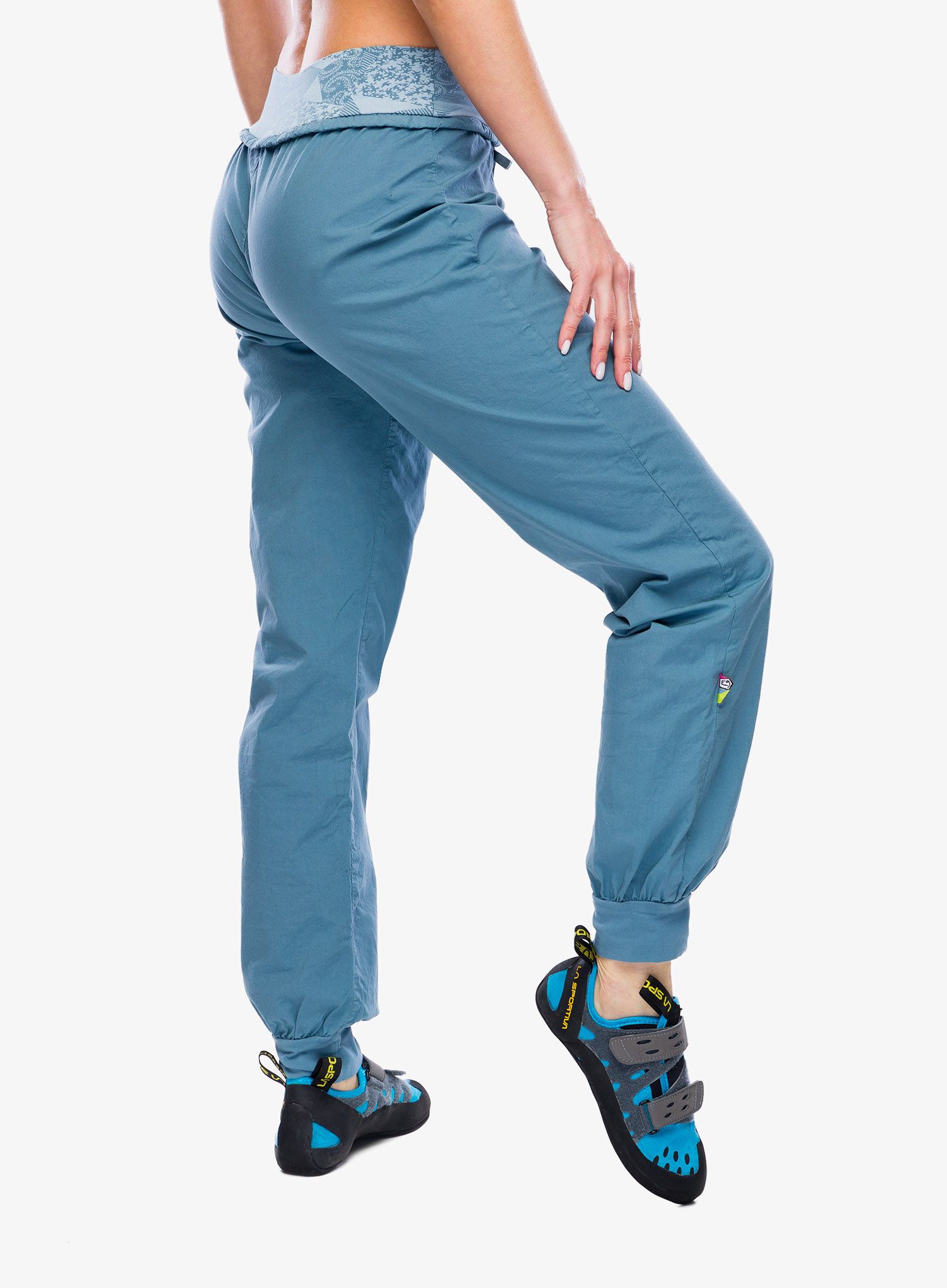 Lezecké nohavice dámske E9 Hit - blue ceuse