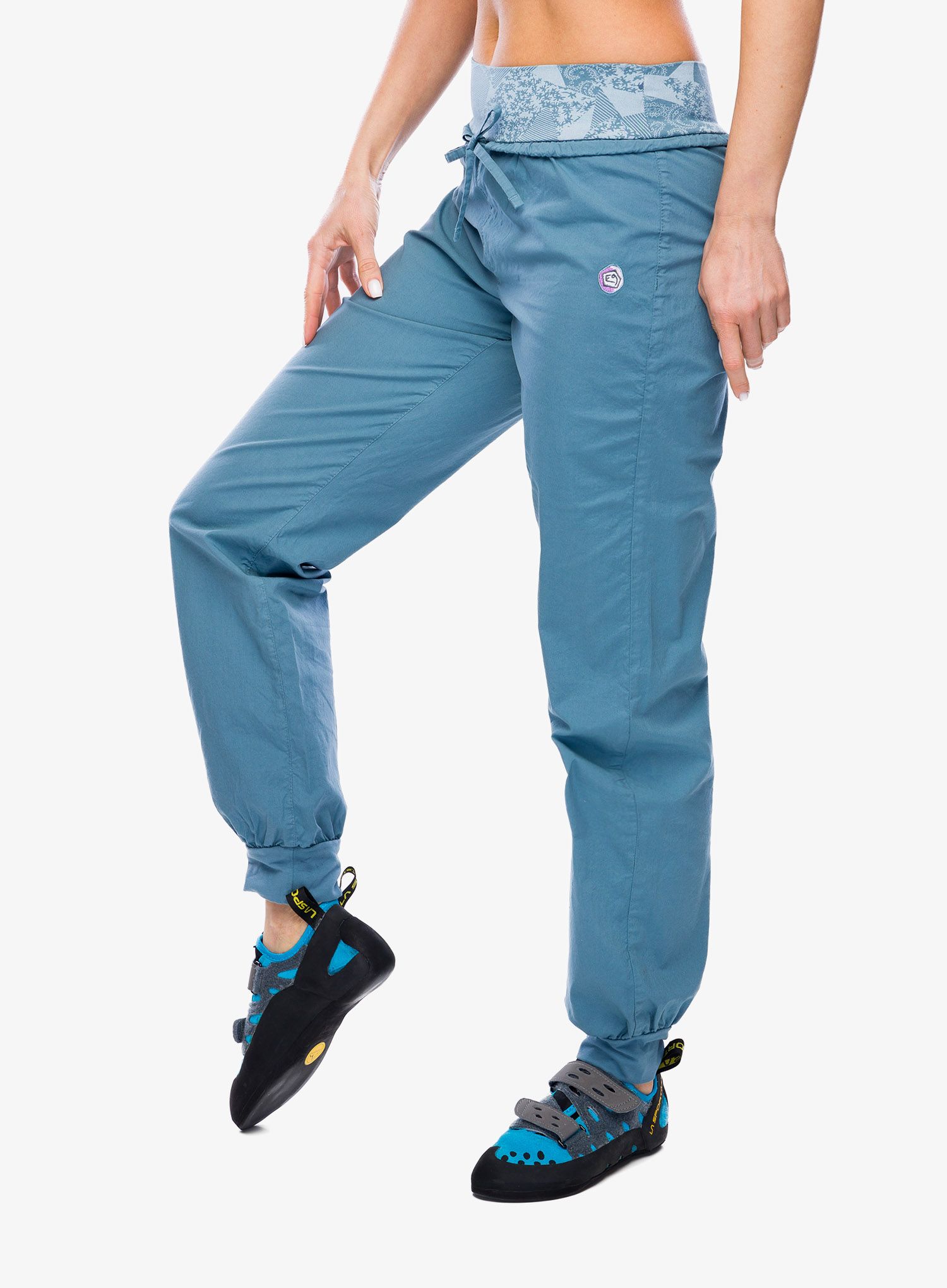 Lezecké nohavice dámske E9 Hit - blue ceuse