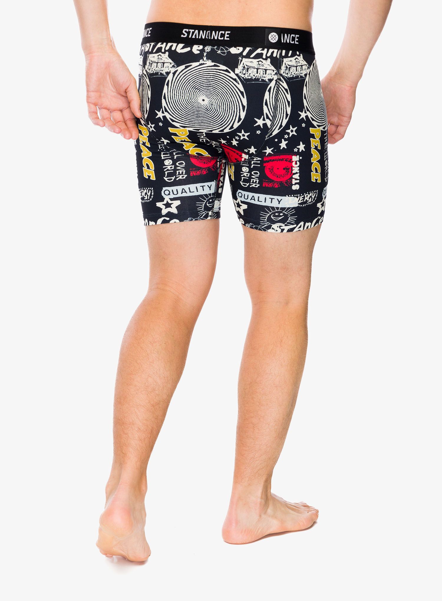 Boxerky Stance All Over Boxer Brief - black