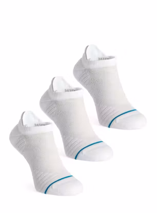 Ponožky na behanie Stance Athletic Tab 3 Pack - white