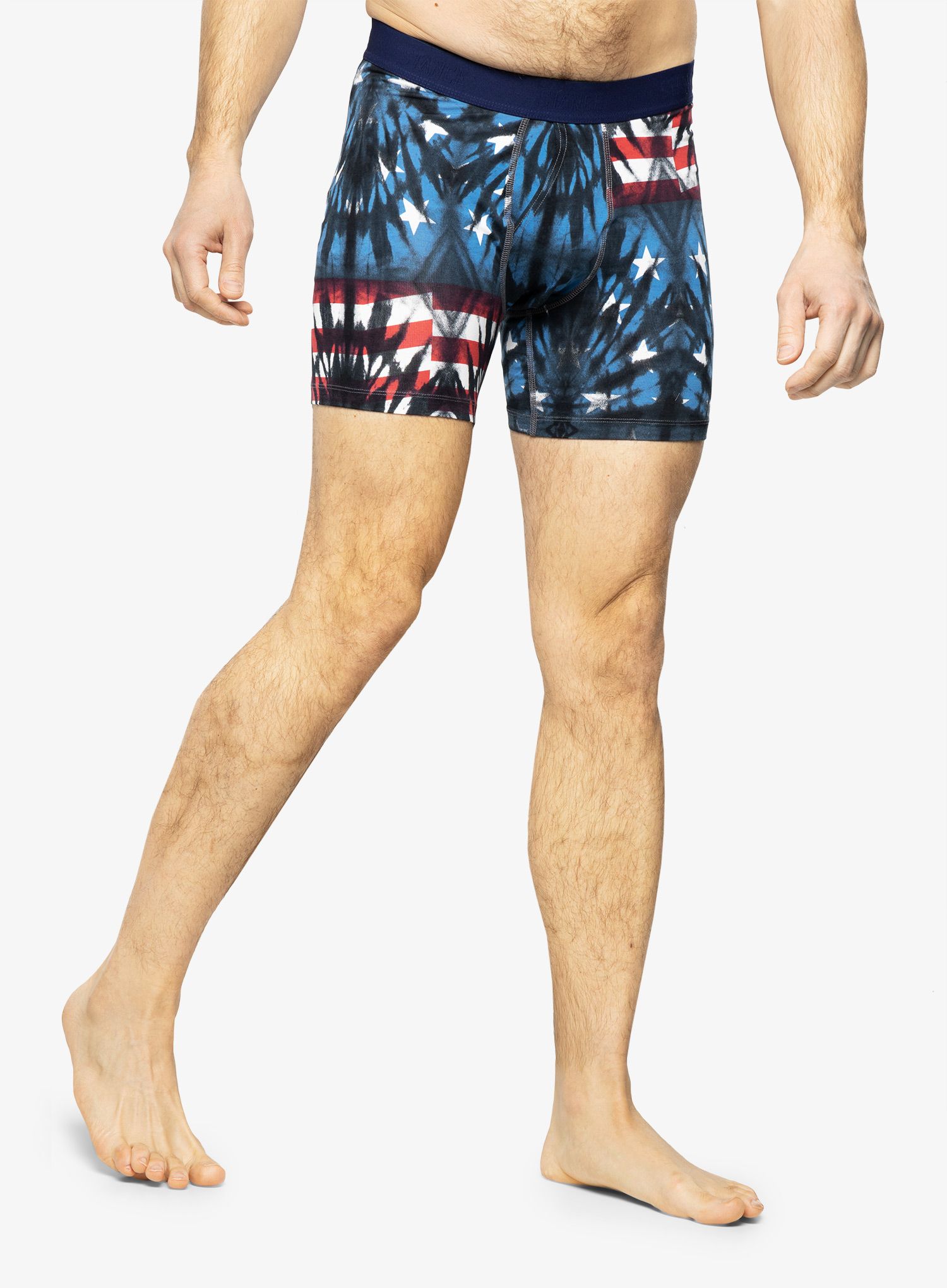 Boxerky Stance Banner Boxer Brief - blue