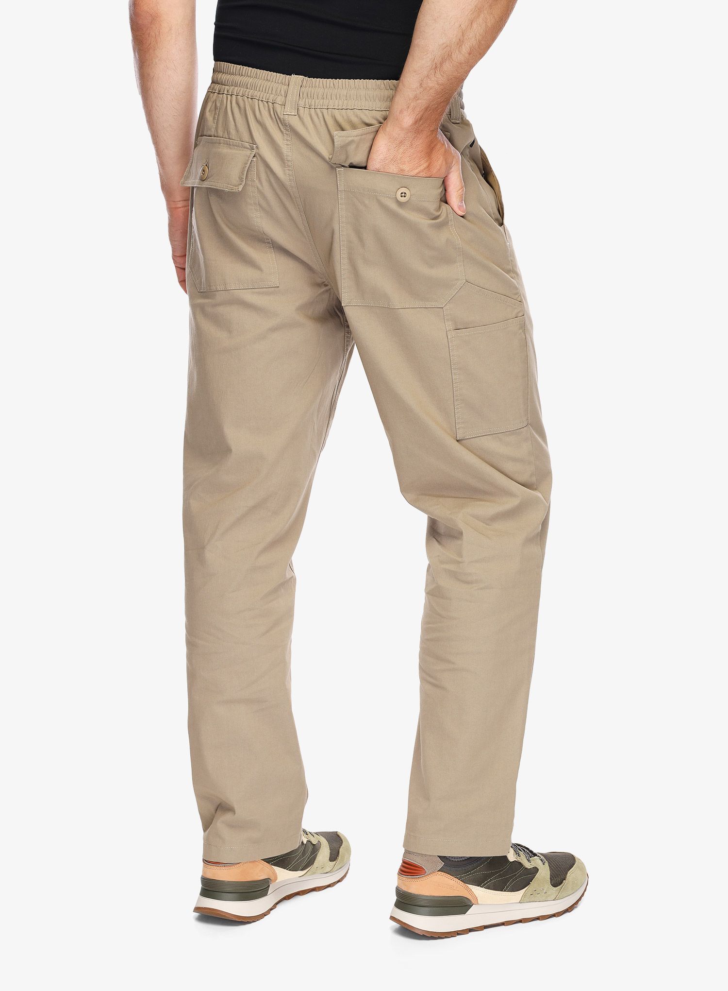Nohavice Stance Compound Pant - taupe