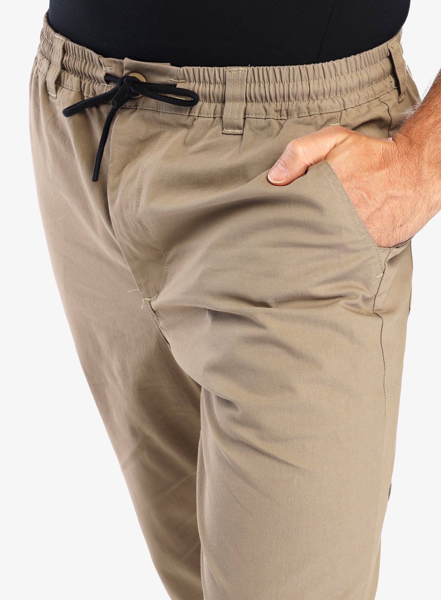 Nohavice Stance Compound Pant - taupe