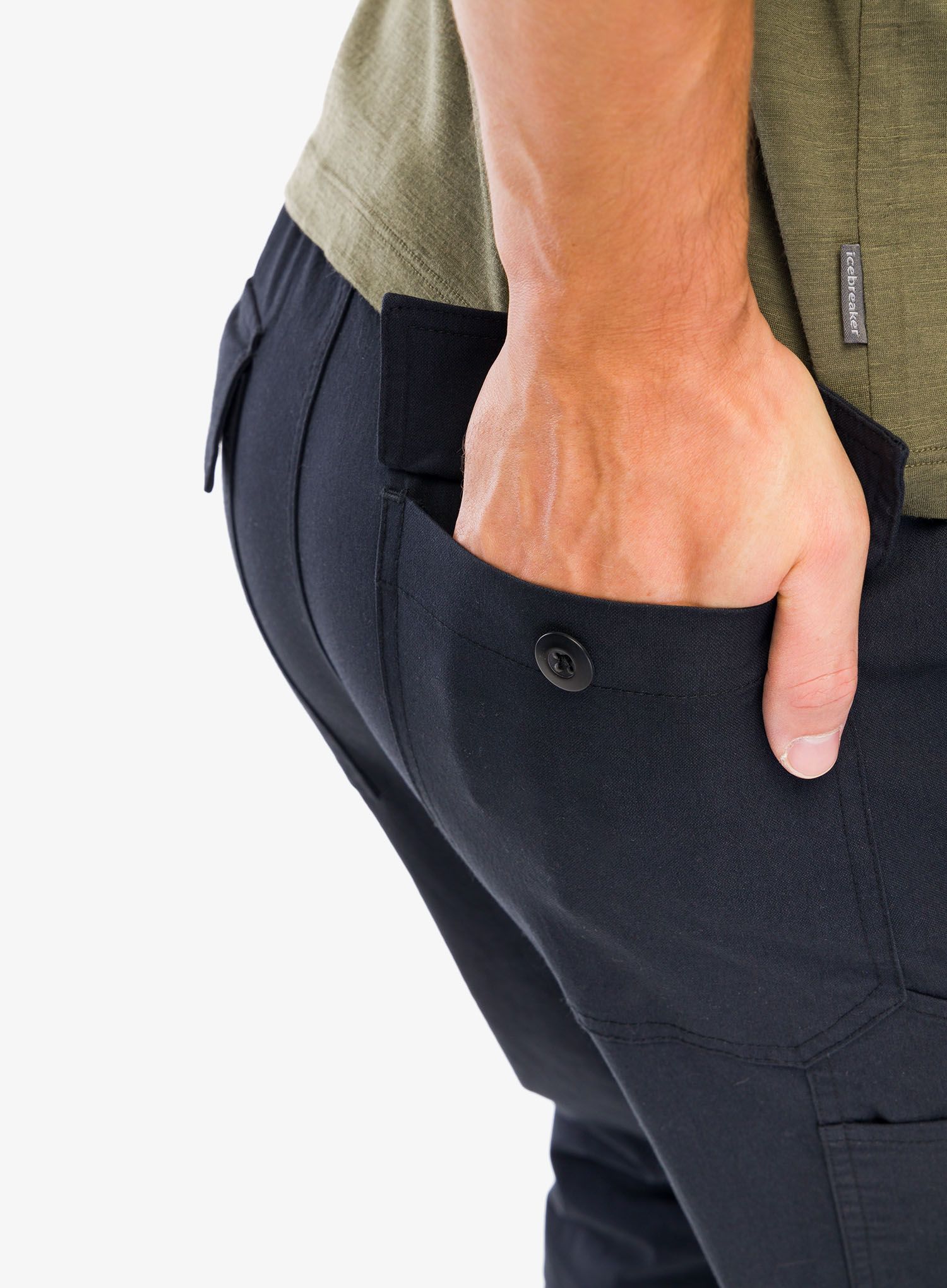 Nohavice Stance Compound Pant - true black
