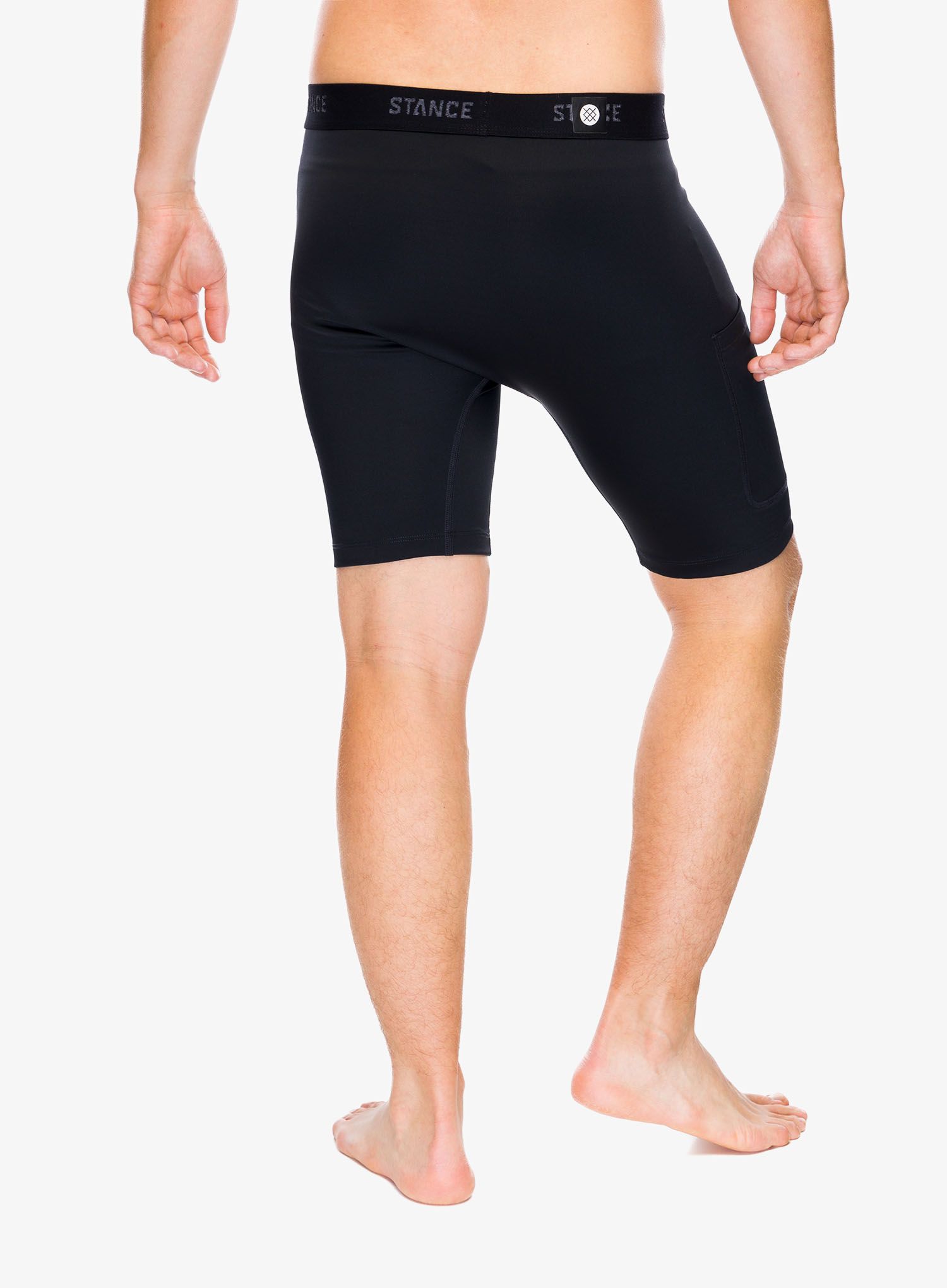 Boxerky Stance Compression Nylon Underwear - black