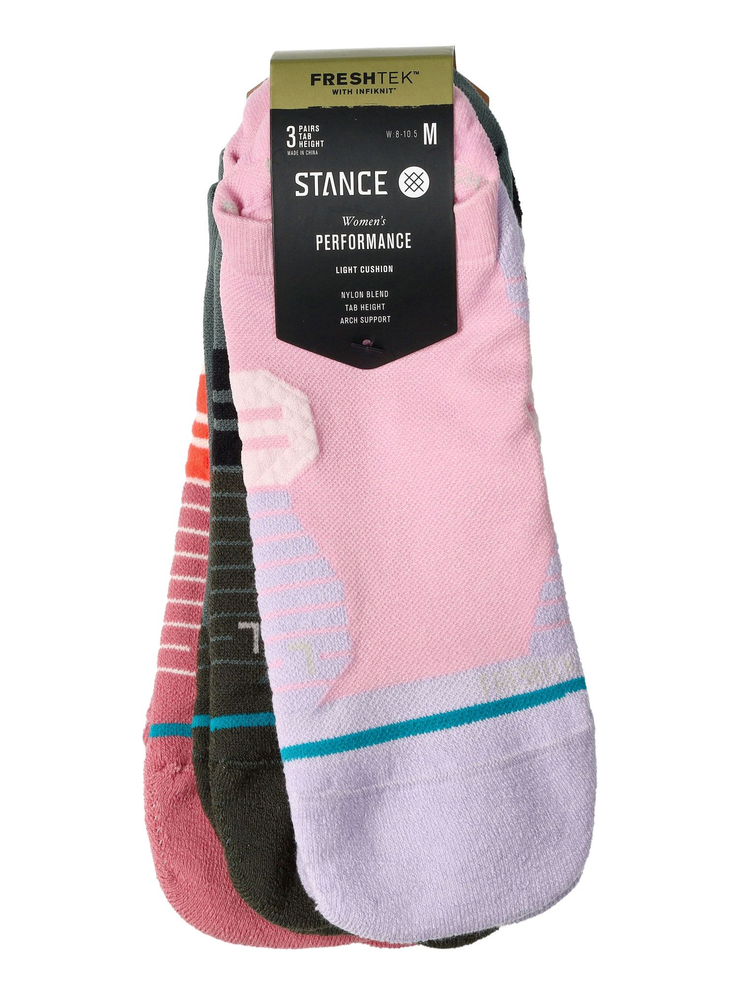 Bežecké ponožky dámske Stance Core 3 Pack - lilacice