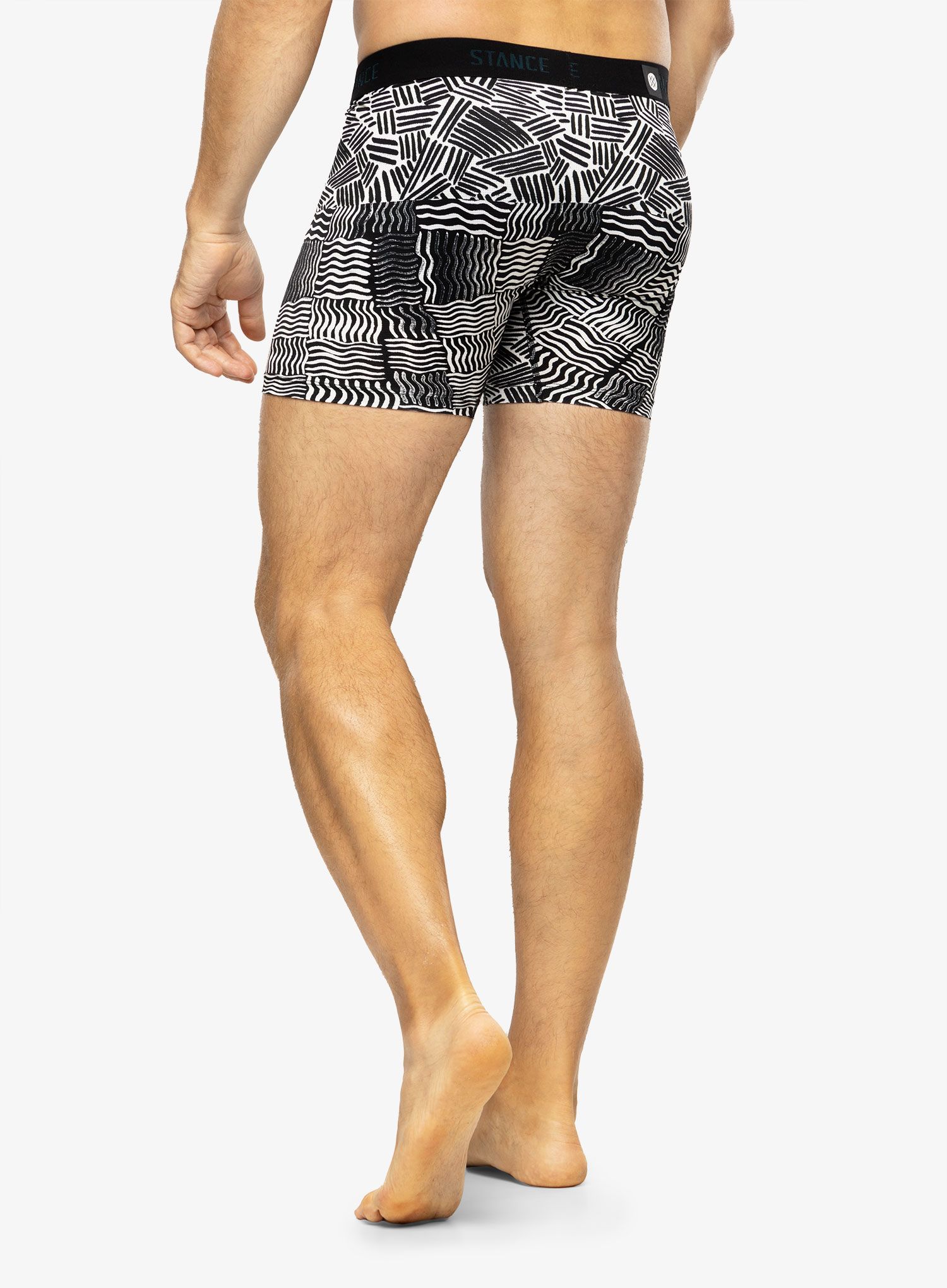Boxerky Stance Crosshatch Wholester - black