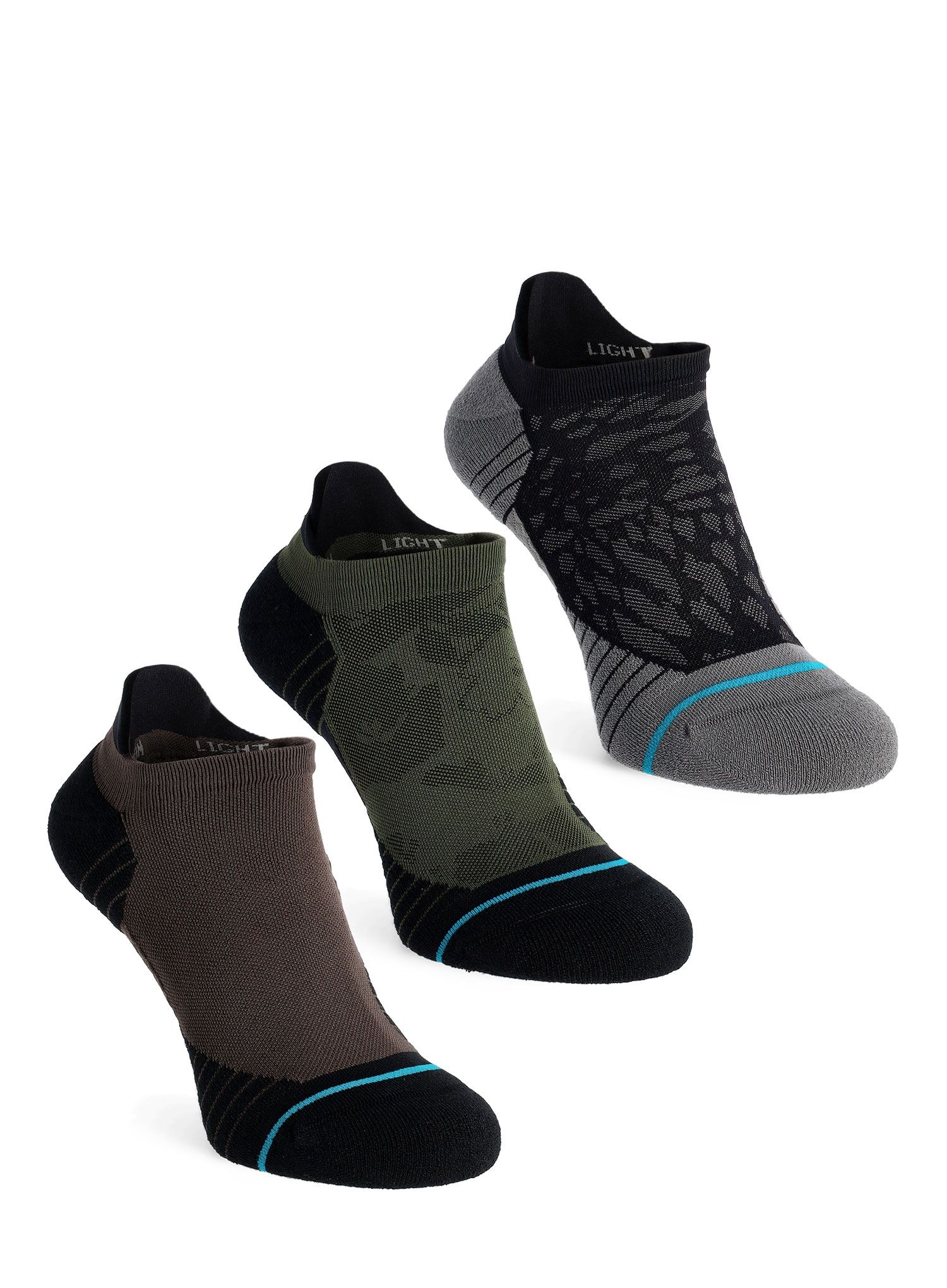 Bežecké ponožky Stance Deepwood Tab 3 Pack - multi