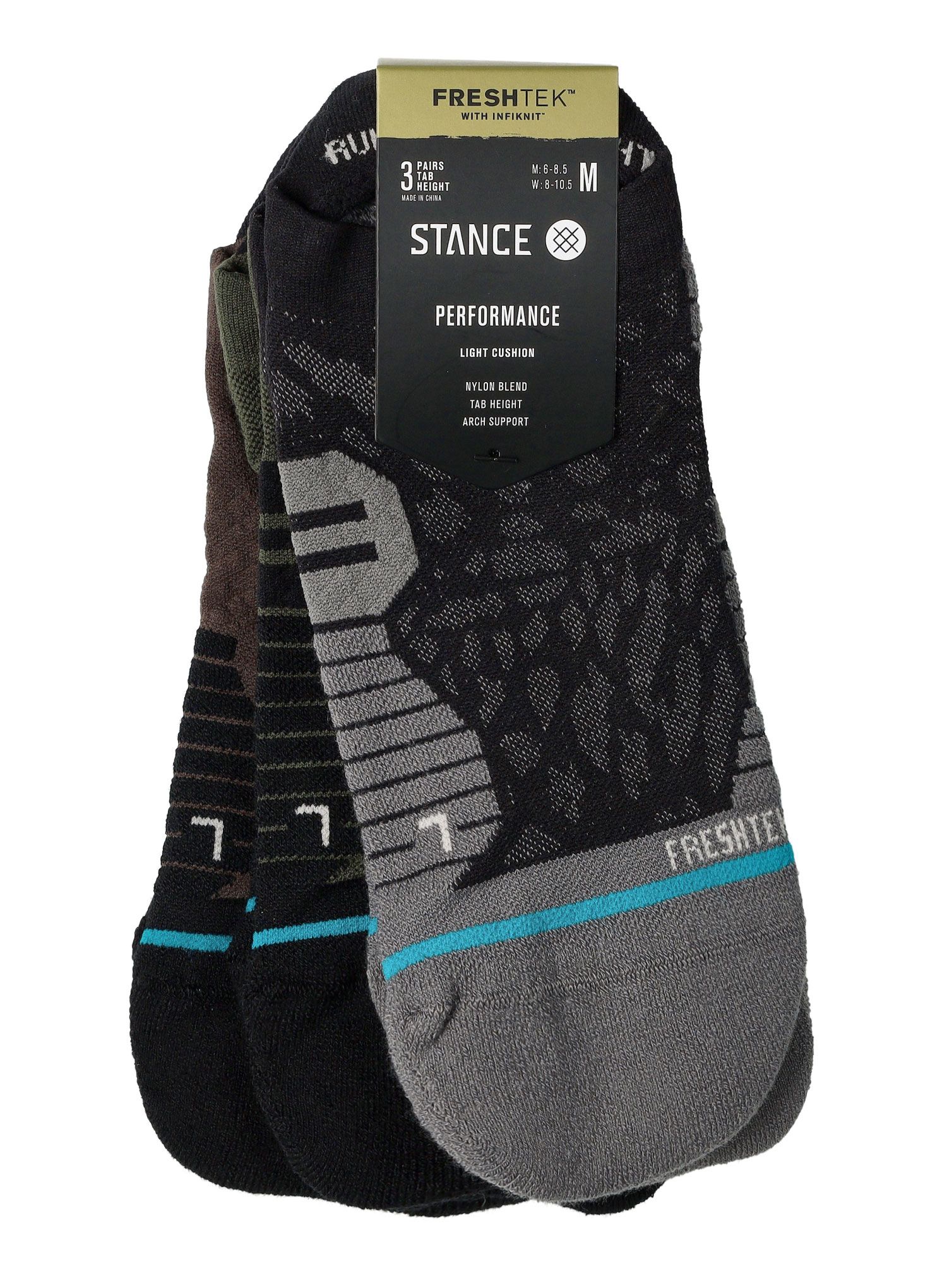 Bežecké ponožky Stance Deepwood Tab 3 Pack - multi