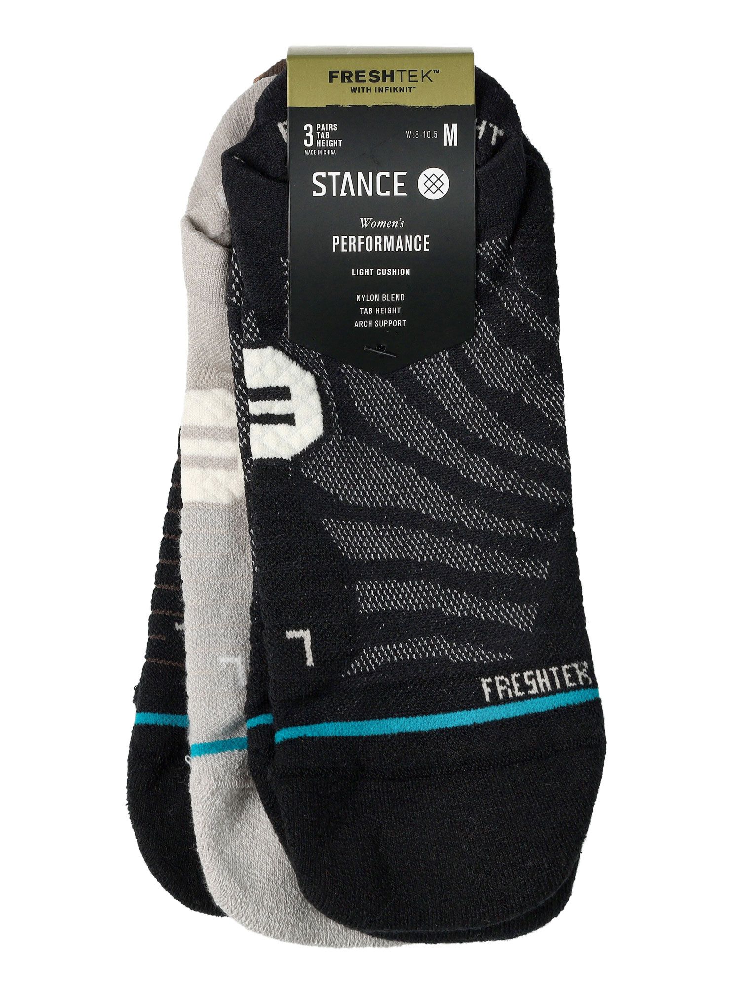Bežecké ponožky dámske Stance Exotic 3 Pack - black