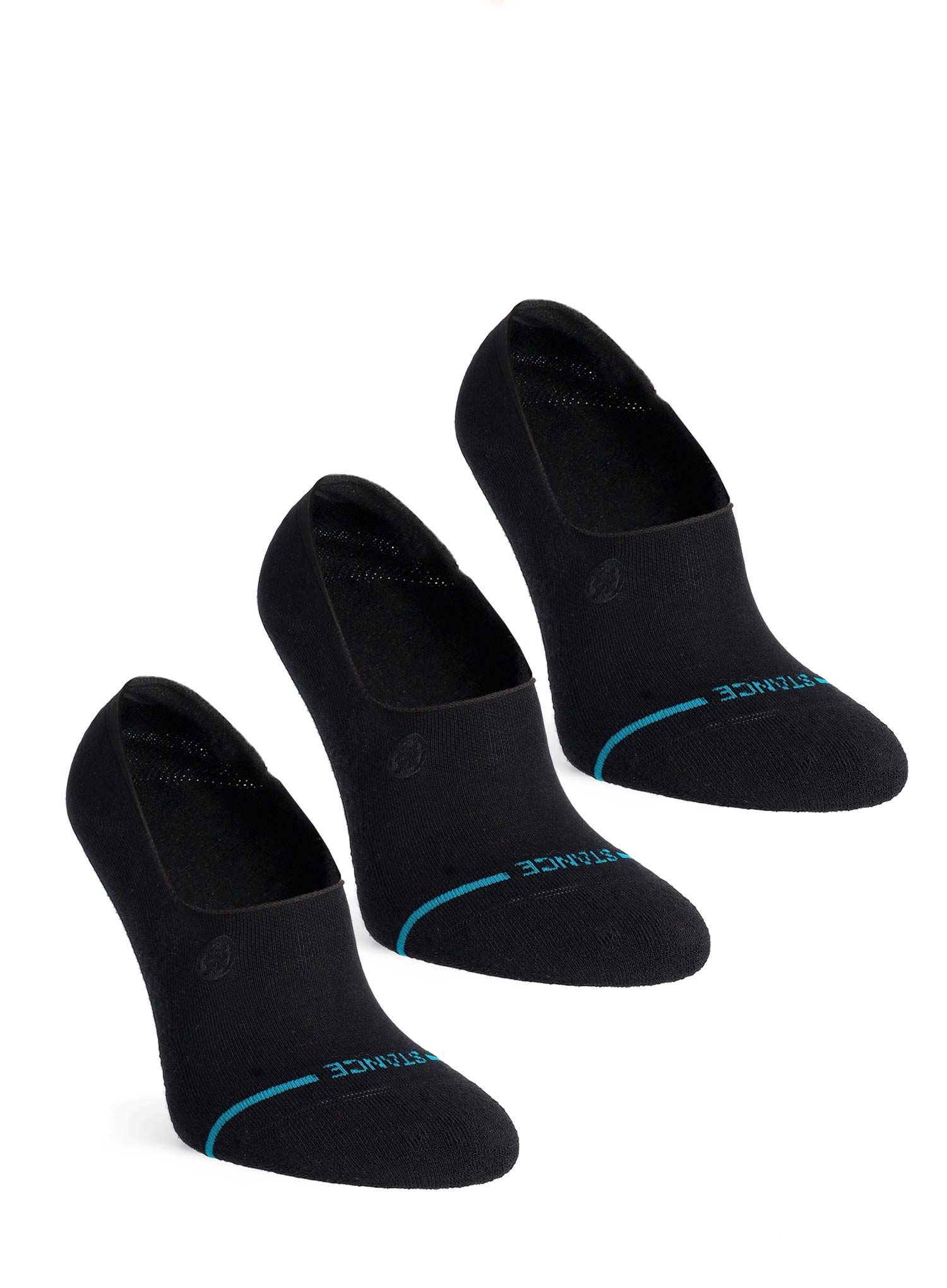 Turistické ponožky Stance Icon No Show 3 Pack - black