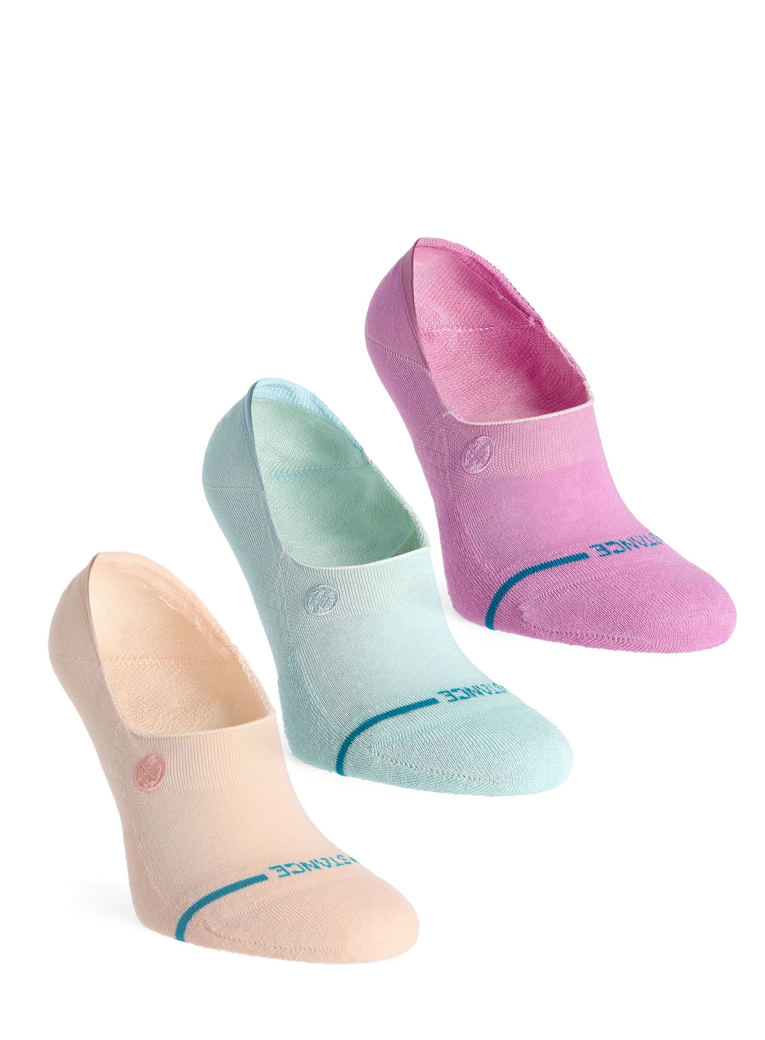 Turistické ponožky Stance Icon No Show 3 Pack - light blue