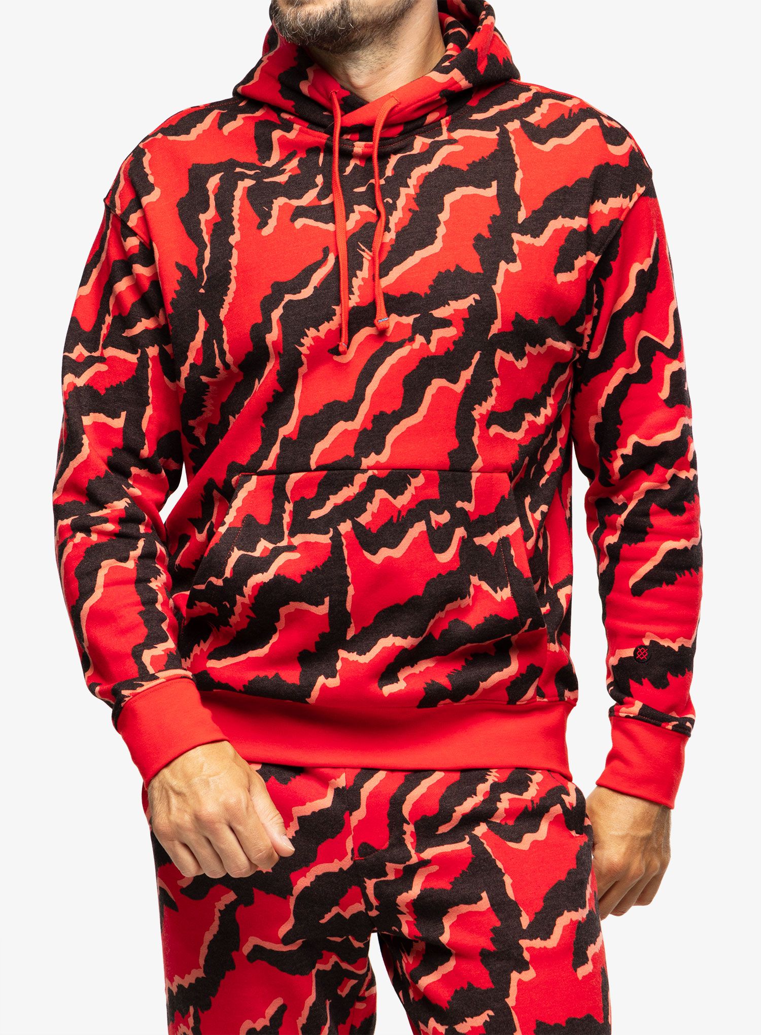 Mikina s kapucňou Stance Mercury Hoodie - red