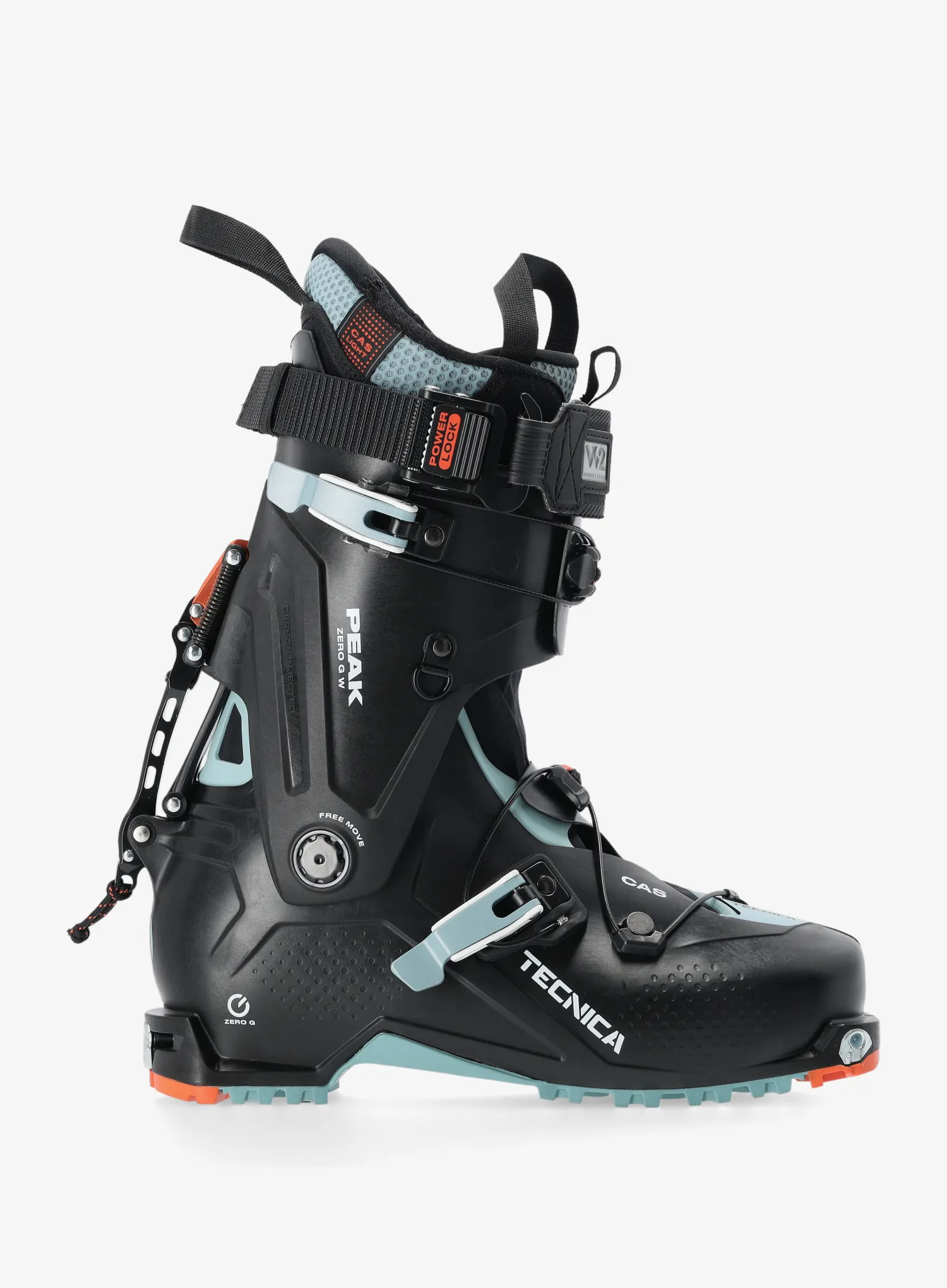 Skialpové topánky dámske TECNICA Zero G Peak - black/lichen blue