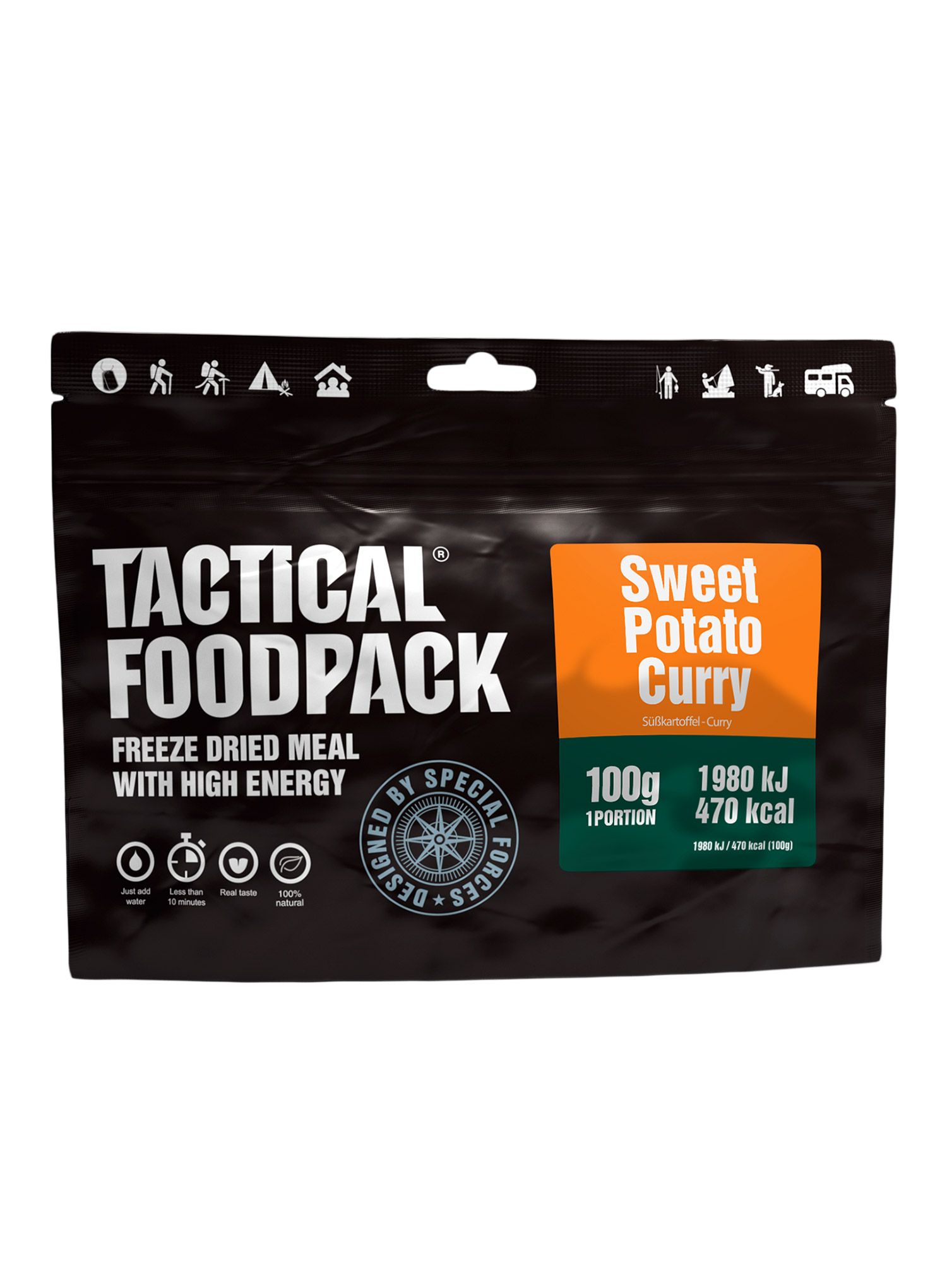 Lyofilizát Tactical Foodpack Sladké zemiakové kari 400 g