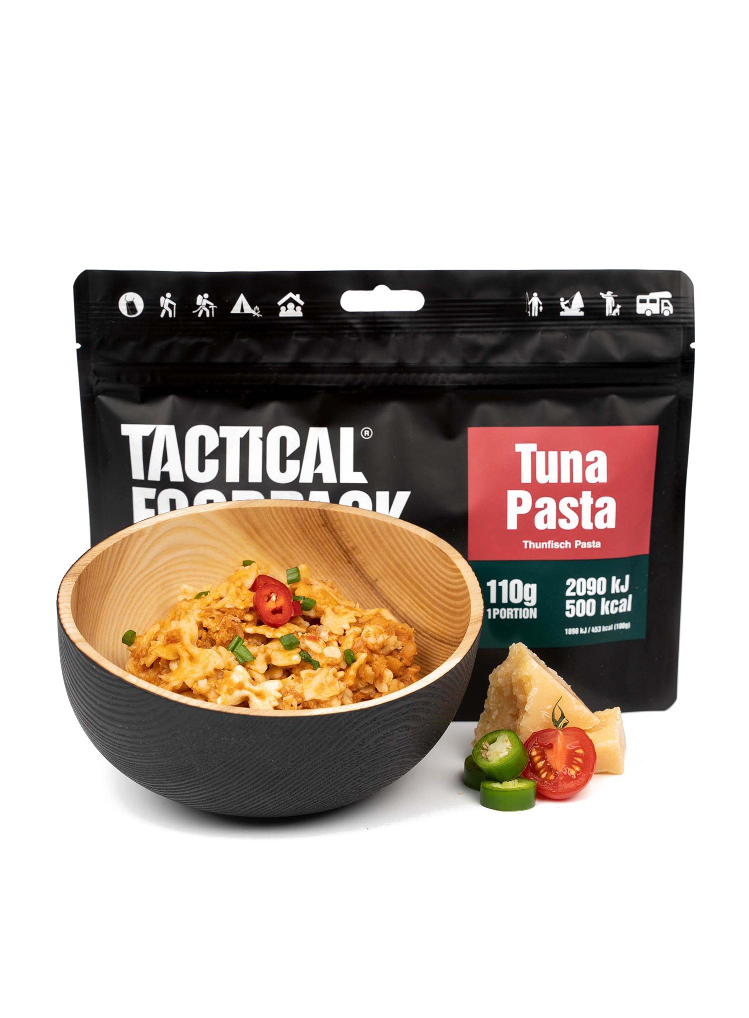 Lyofilizát Tactical Foodpack Cestoviny s tuniakom 450 g