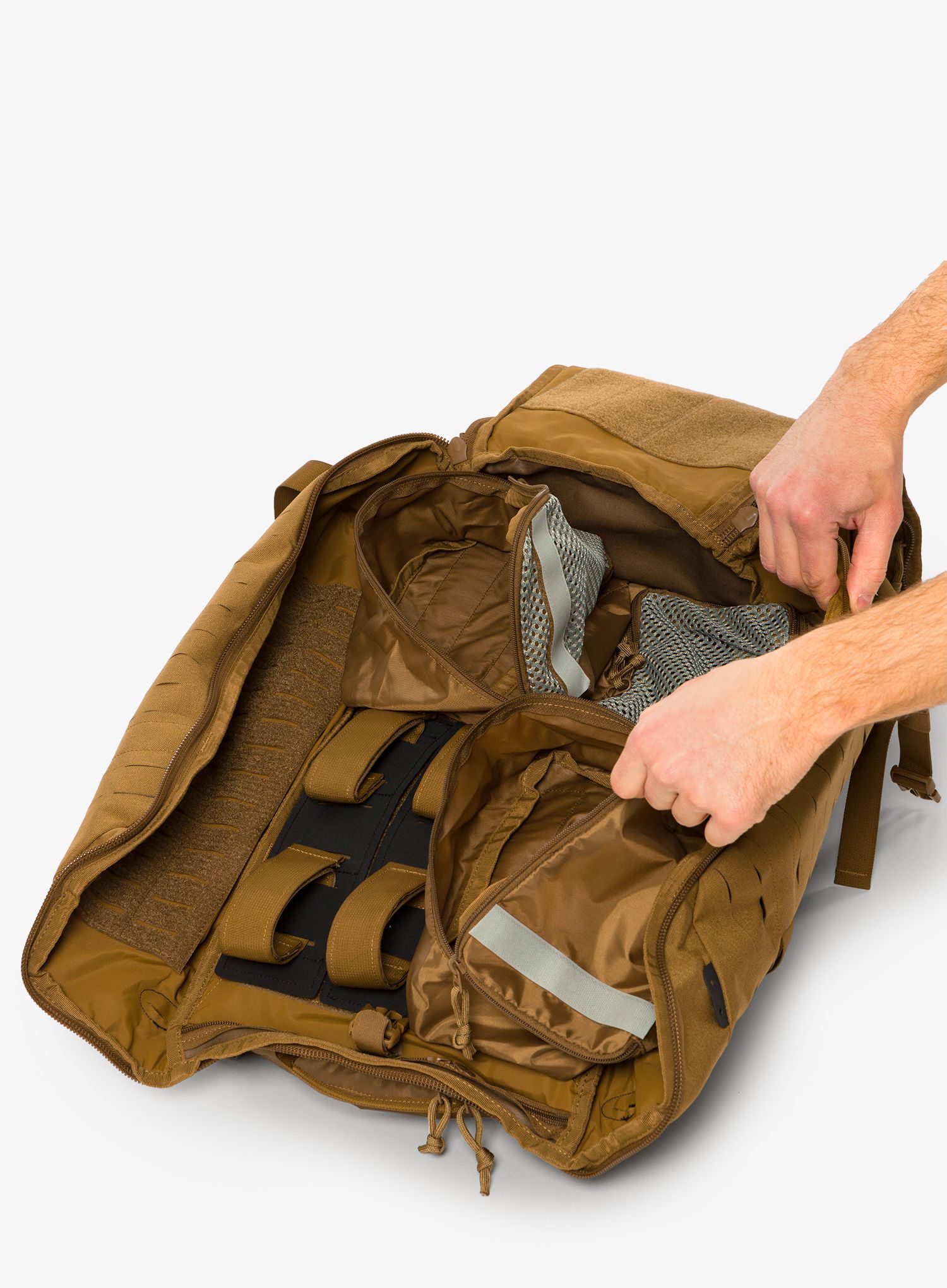 Taktický batoh Tasmanian Tiger Modular Pack 45 Plus - coyote brown