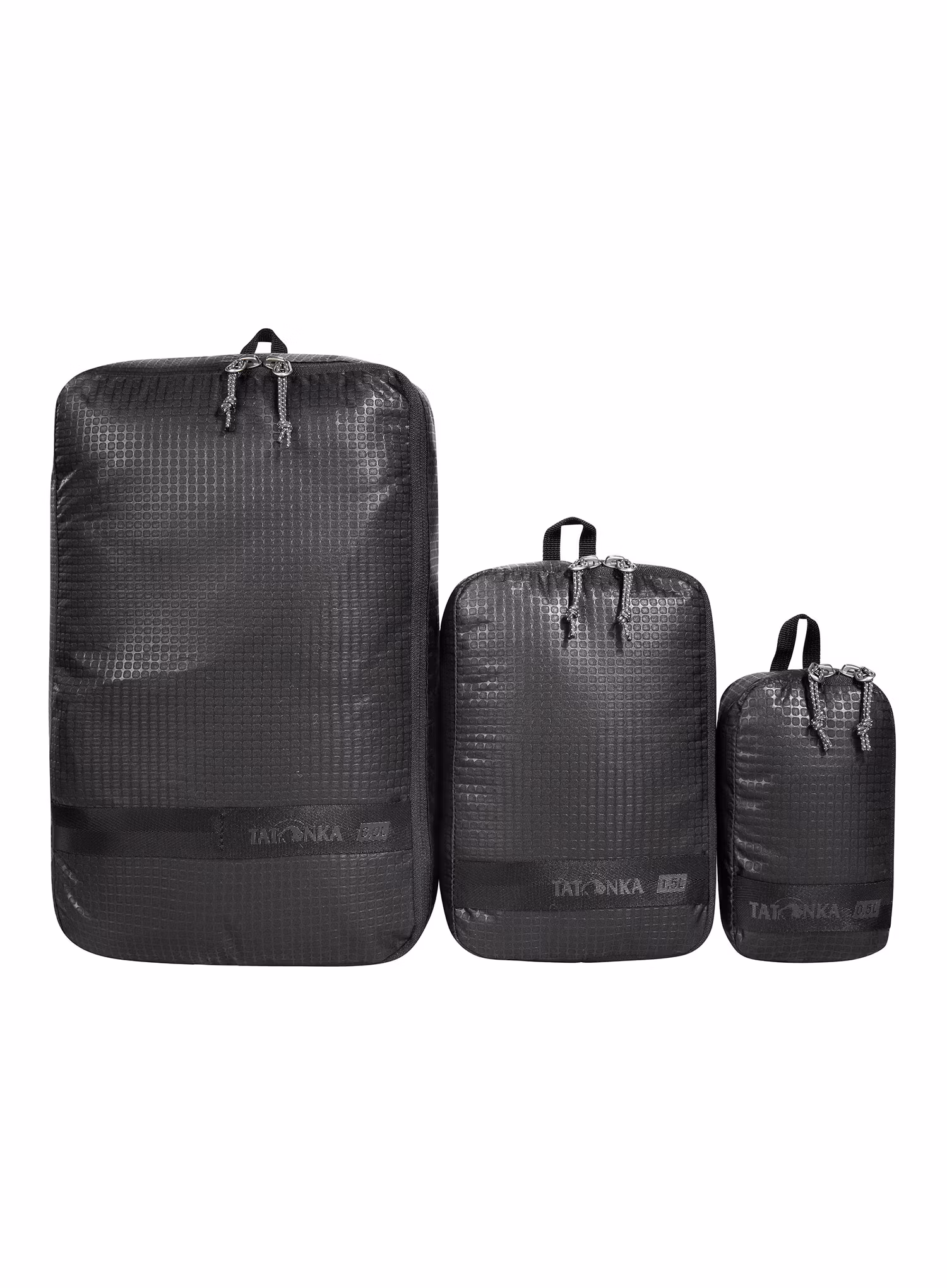 Súprava organizérov Tatonka Stuffsack Zip Set III - black